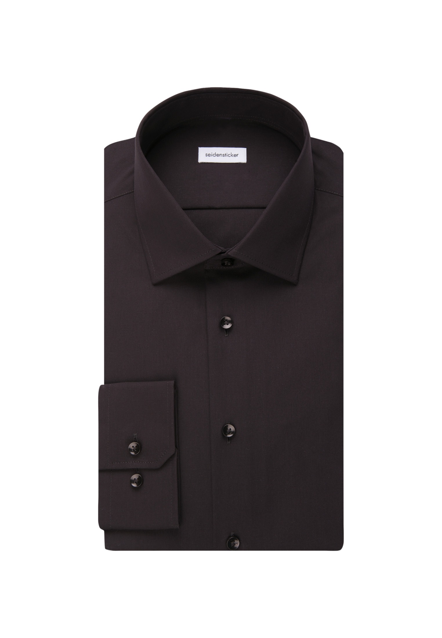 seidensticker Businesshemd »Schwarze Rose«, Slim 1/1 Extra lang Kentkragen Uni