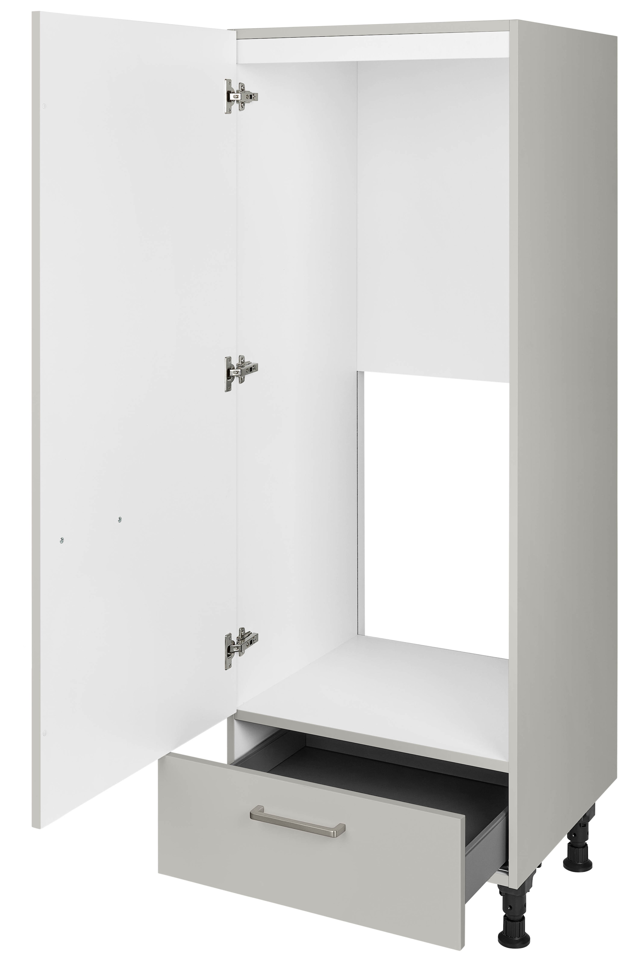nobilia® Kühlumbauschrank »"Touch", Ausrichtung wählbar, mit Schubkasten,«, vormontiert, Breite/Höhe: 60/167,8 cm