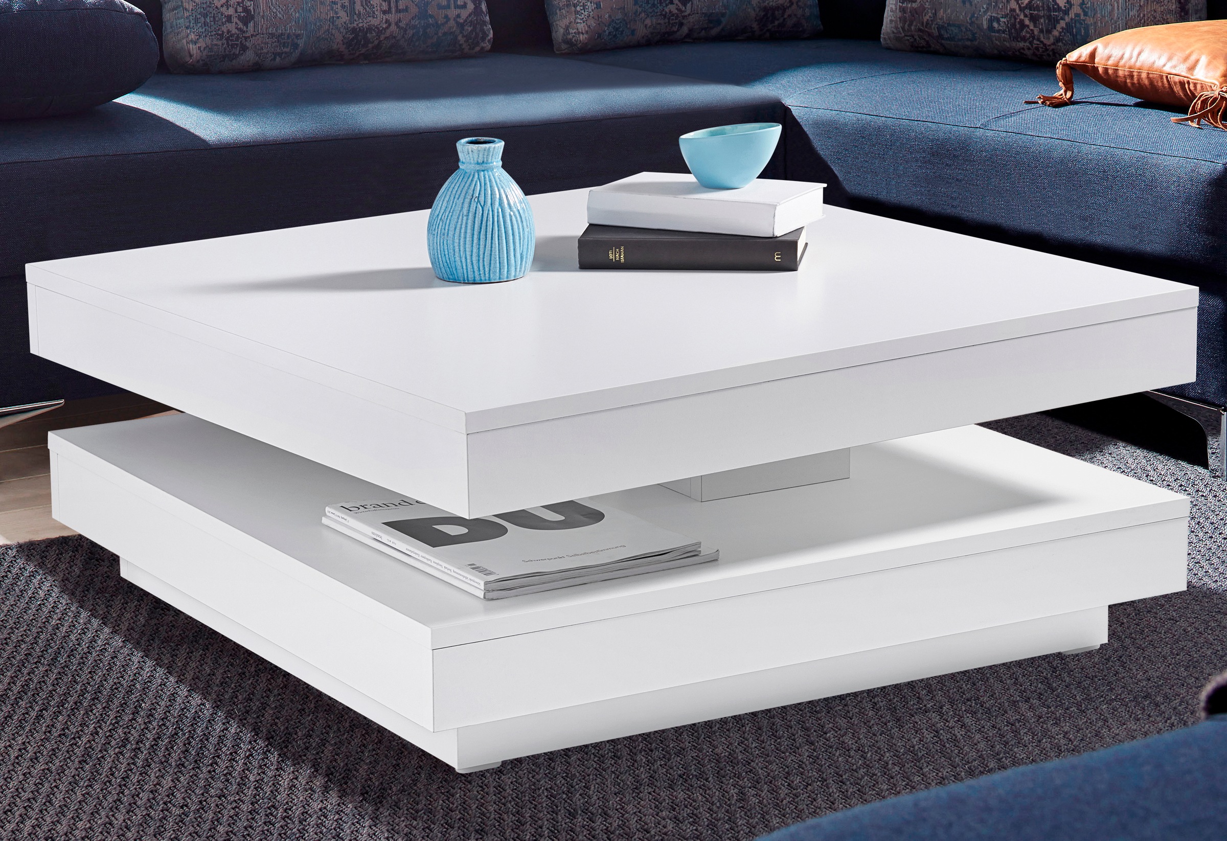 Home affaire Couchtisch »BEN« mit drehbarer Platte günstig online kaufen