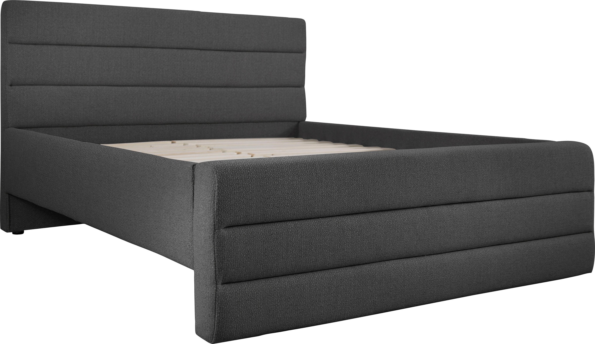 OTTO products Polsterbett "Merrit" Quernaht im Kopf- und Fußteil, in 5 Brei günstig online kaufen