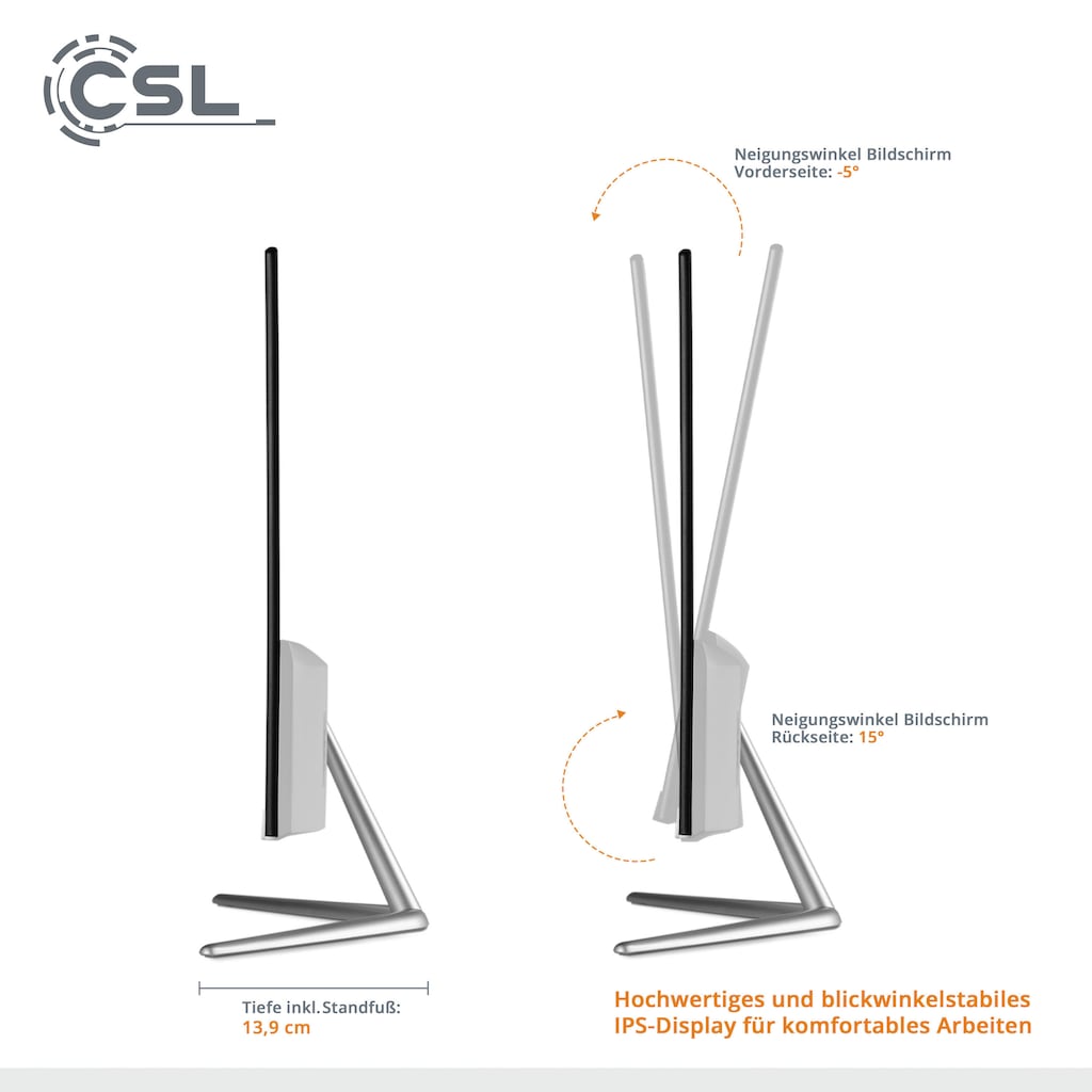 CSL All-in-One PC »Unity F24-GLS mit Windows 10 Pro«