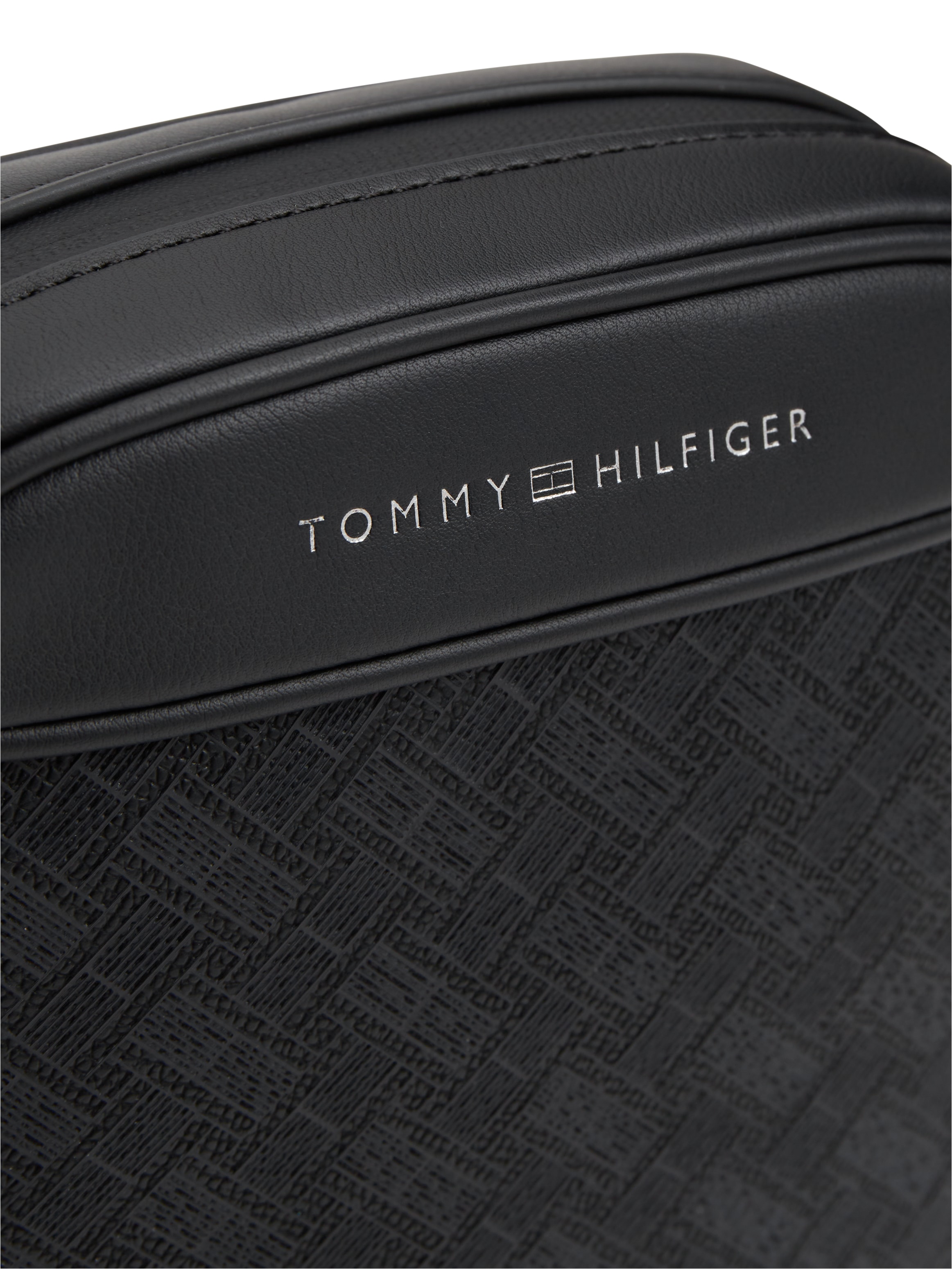 Tommy Hilfiger Umhängetasche »TH MODERN MONOGRAM MINI REPORTER« Unisex Schultertasche, Crossbodybag mit modischer Logprägung