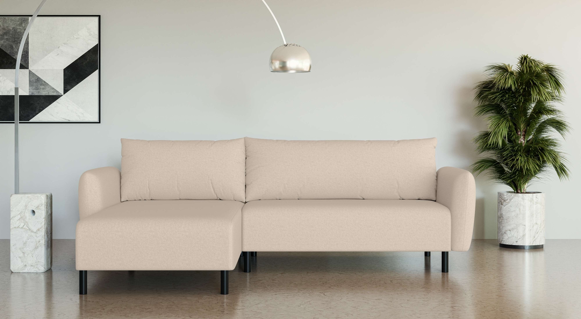 INOSIGN Ecksofa »Glandine«, L-Form günstig online kaufen
