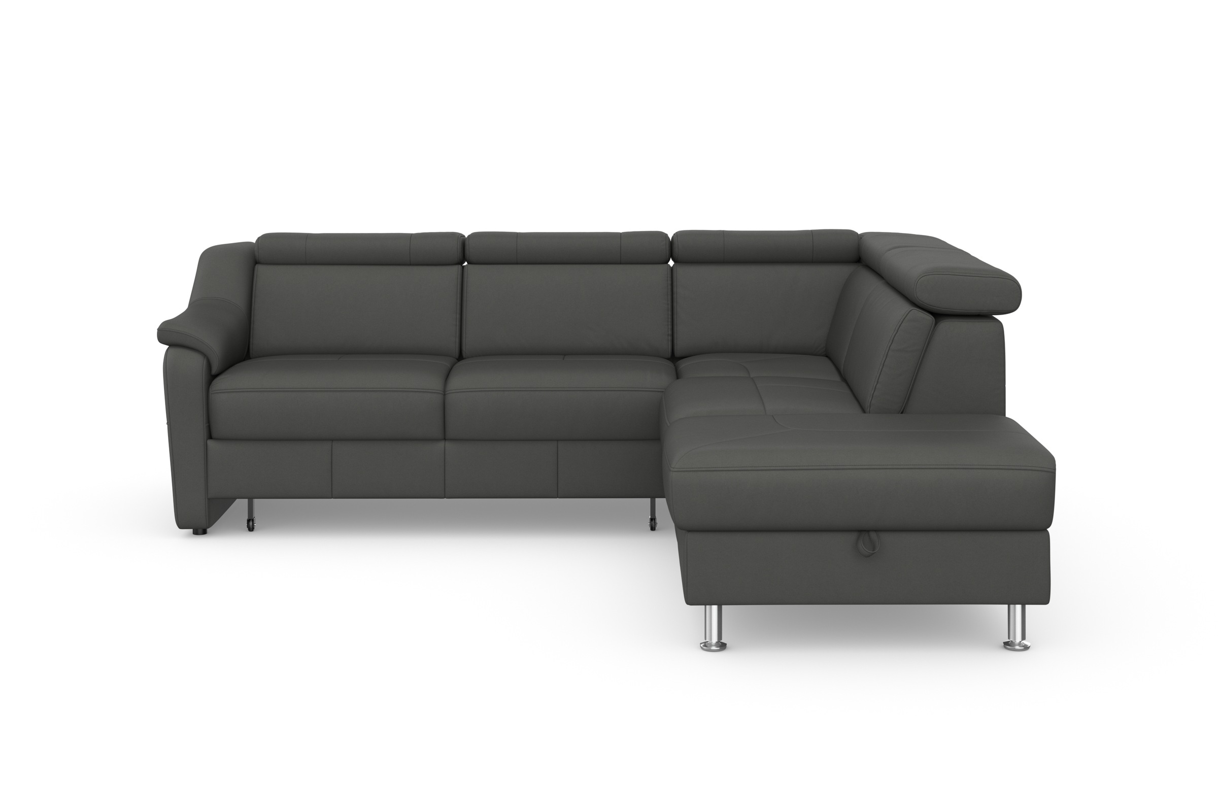 sit&more Ecksofa »Freetown L-Form«, inklusive Kopfteilverstellung und komfortablem Federkern