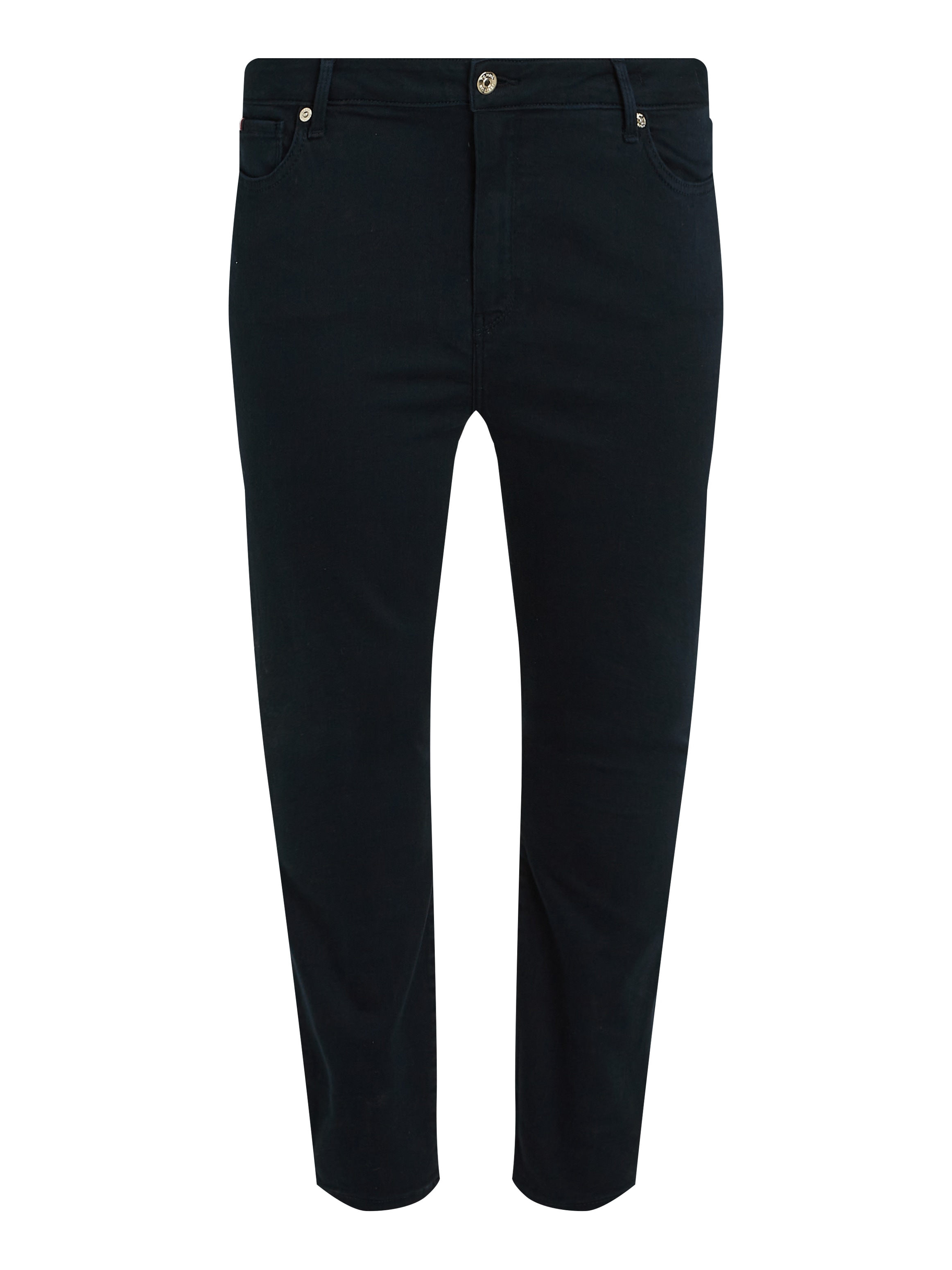 Tommy Hilfiger Curve Skinny-fit-Jeans »CRV HARLEM U SKINNY HW CLR«, in Großen Größen, Tommy Jeans Logo-Badge, stoned wash Optik