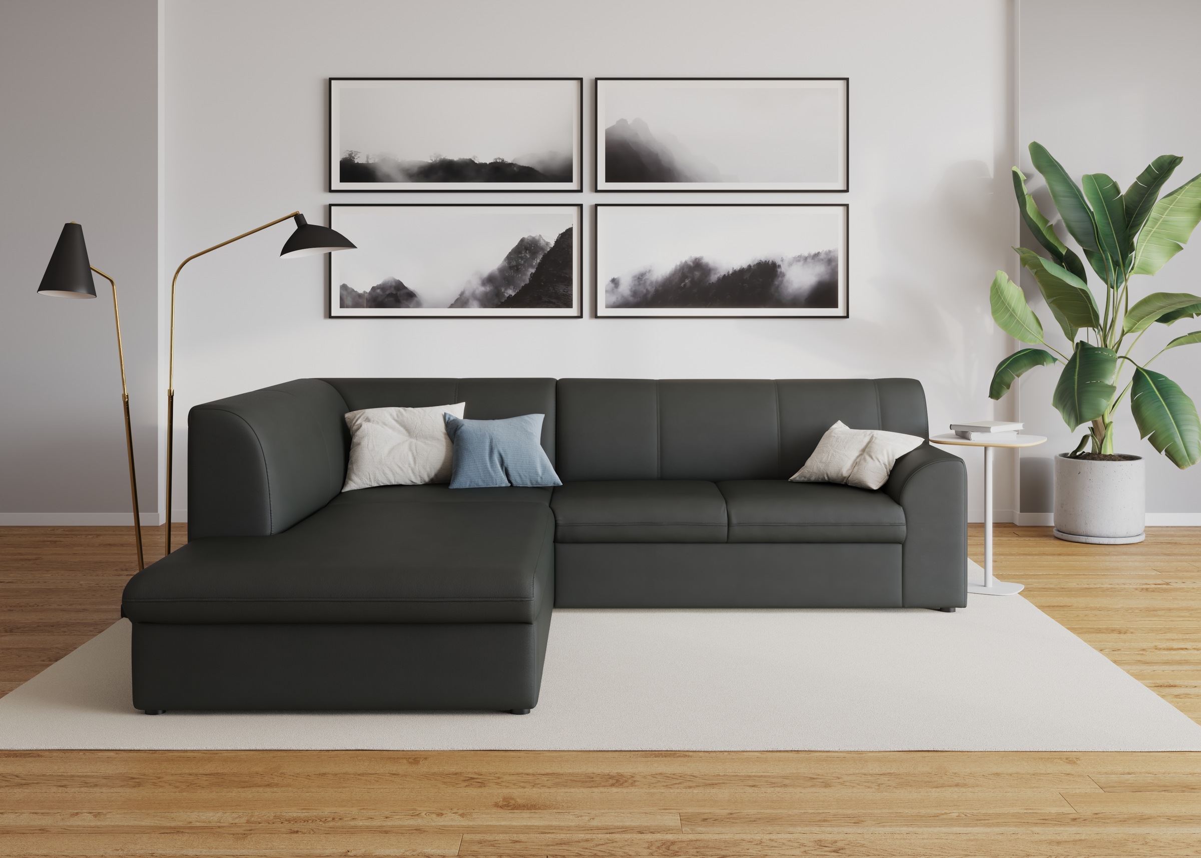DOMO collection Ecksofa »Topper zeitlos elegant, kompakte Stellmaße, OTTOs günstig online kaufen