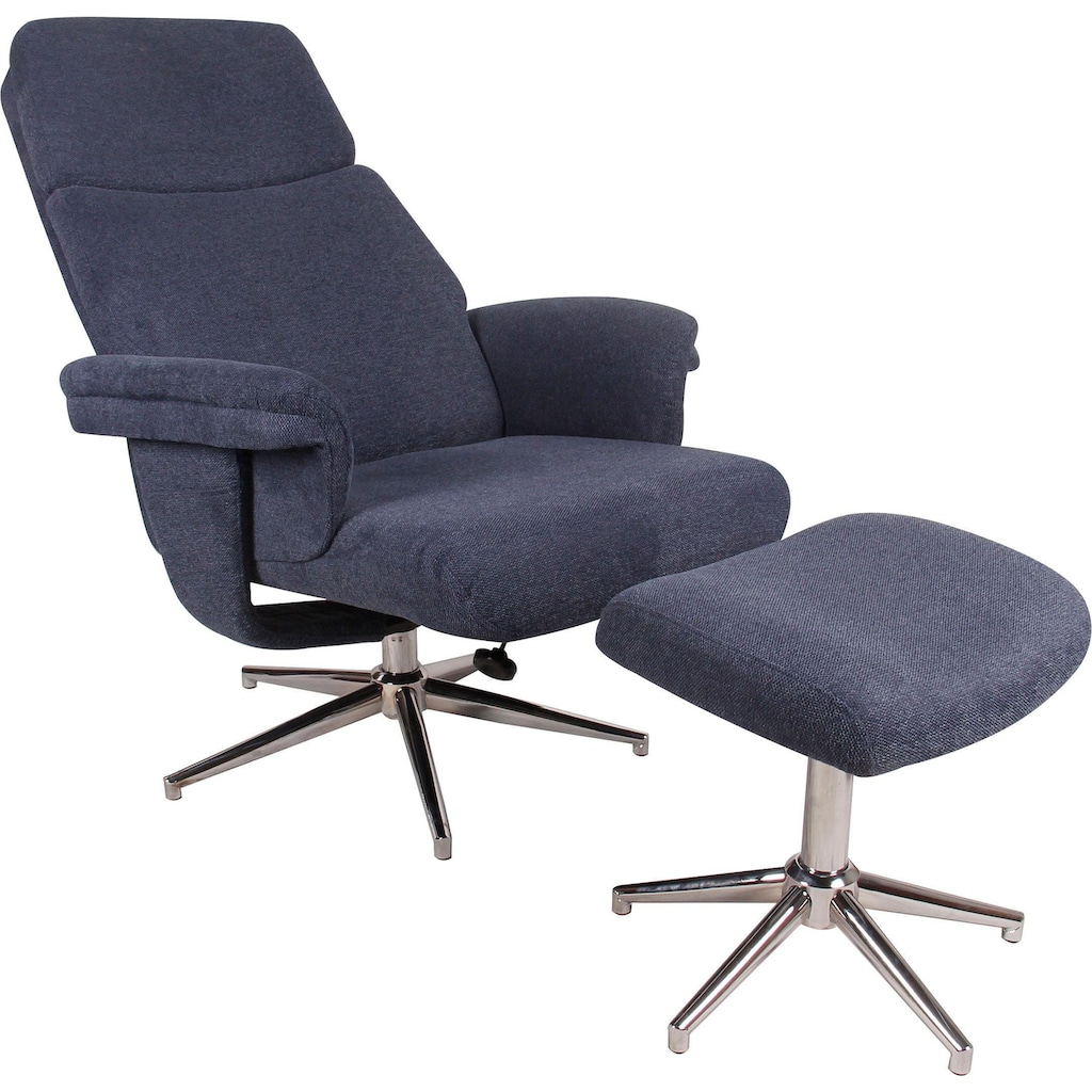 Duo Collection TV-Sessel »Sudbury«, mit Hocker und Relaxfunktion, 360 Grad drehbar