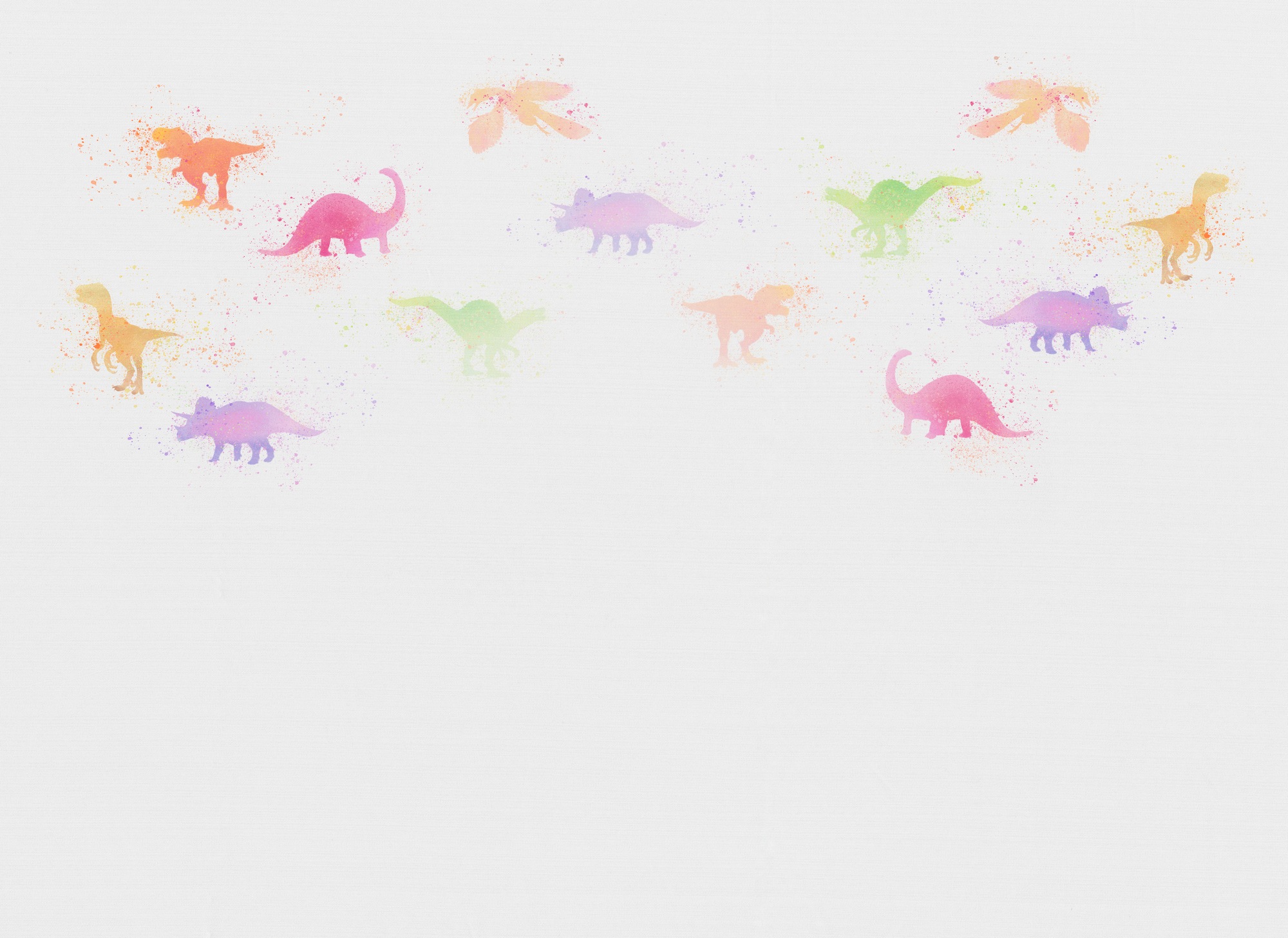 A.S. Création Vliestapete »Dinosaurier Tapete bunt Weiß Kindertapete« matt günstig online kaufen