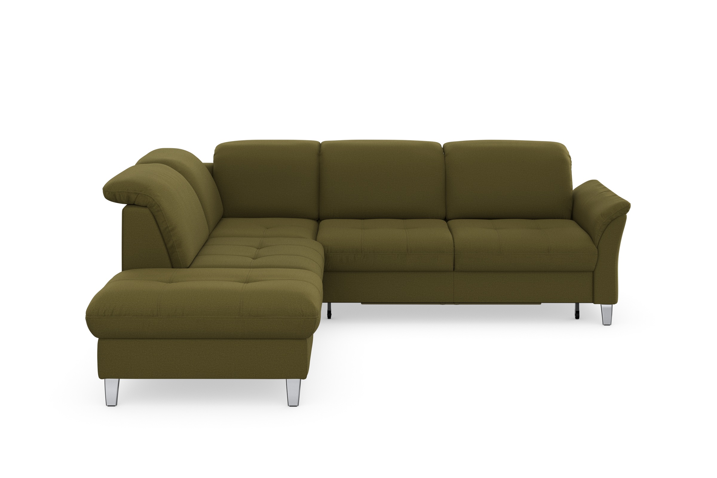 sit&more Ecksofa »Maggiore L-Form«, wahlweise mit Kopfteilverstellung, Bettfunktion und Stauraum