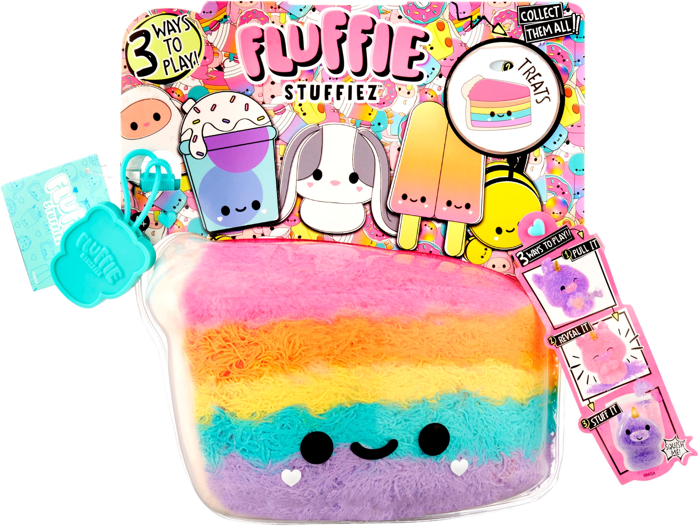 Plüschfigur »Fluffie Stuffiez Small Plush - Cake/Pizza«