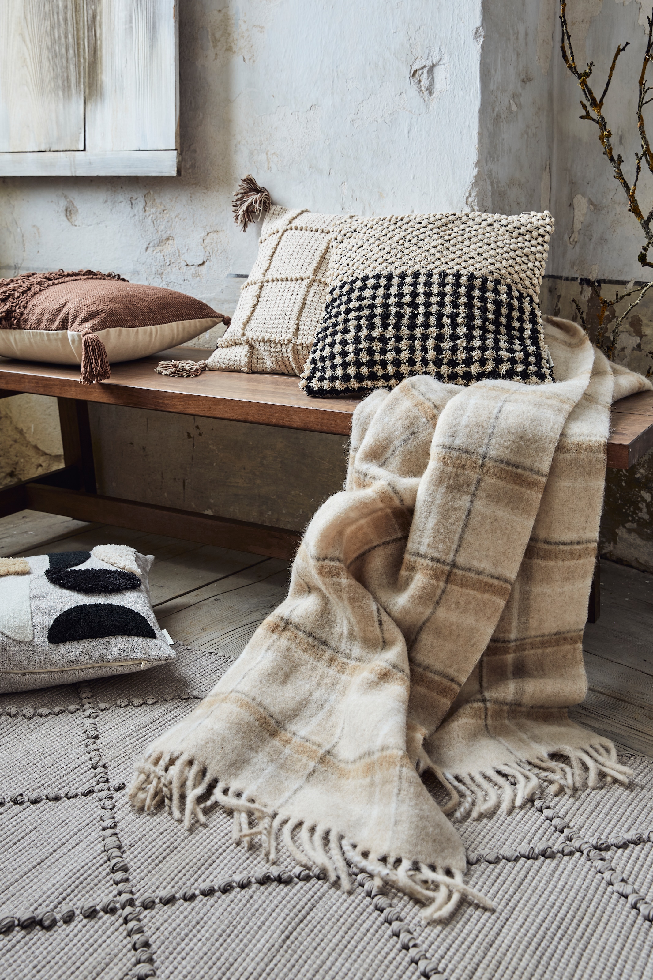 TOM TAILOR HOME Dekokissen »Boho Solid« günstig online kaufen