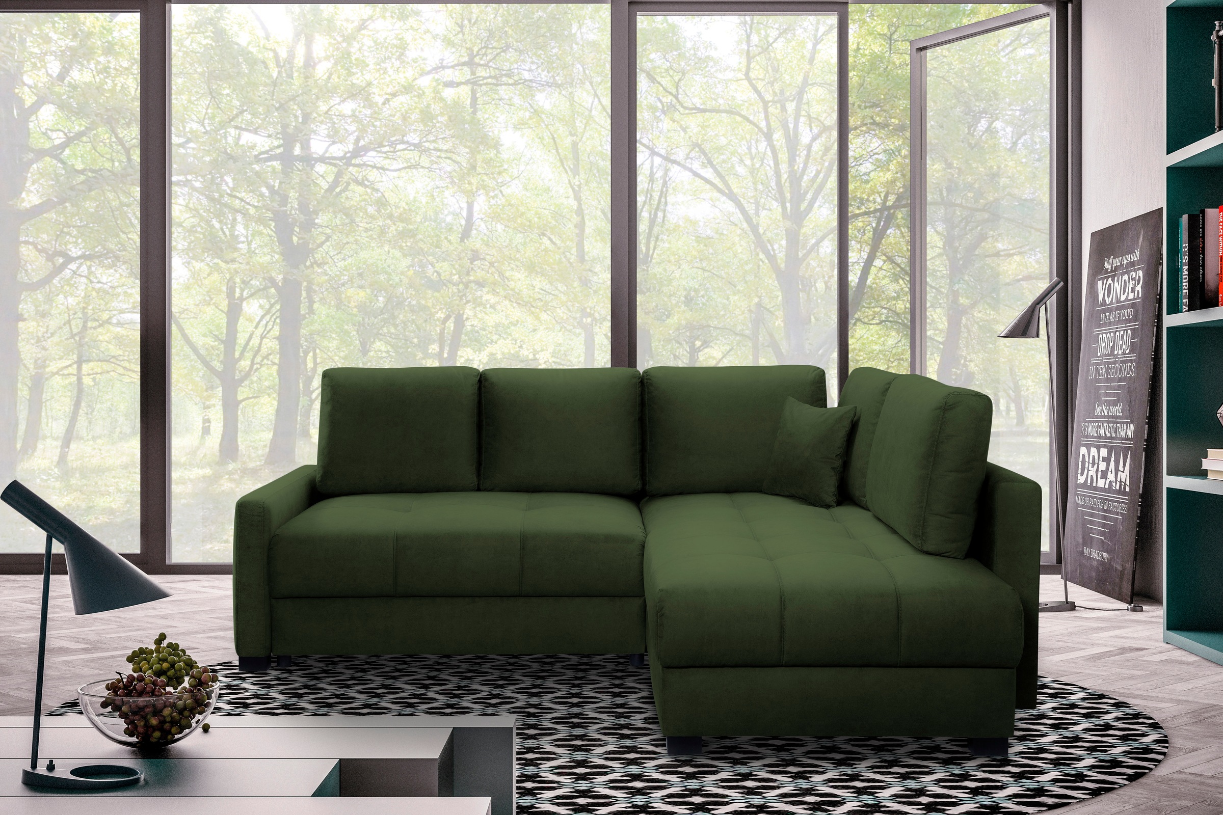 exxpo - sofa fashion Ecksofa »Chester, Boxspring Federkern-Polsterung, bequ günstig online kaufen