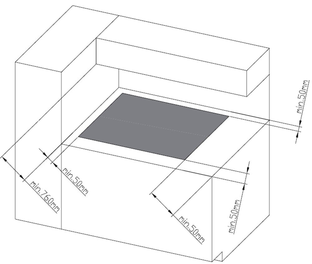 BASIC by Balculina Küchenzeile »Mykonos, Küchenzeile BxHxT 326x205x60«, Breite 326 cm, wahlweise mit E-Geräten, mit Softclose-Funktion