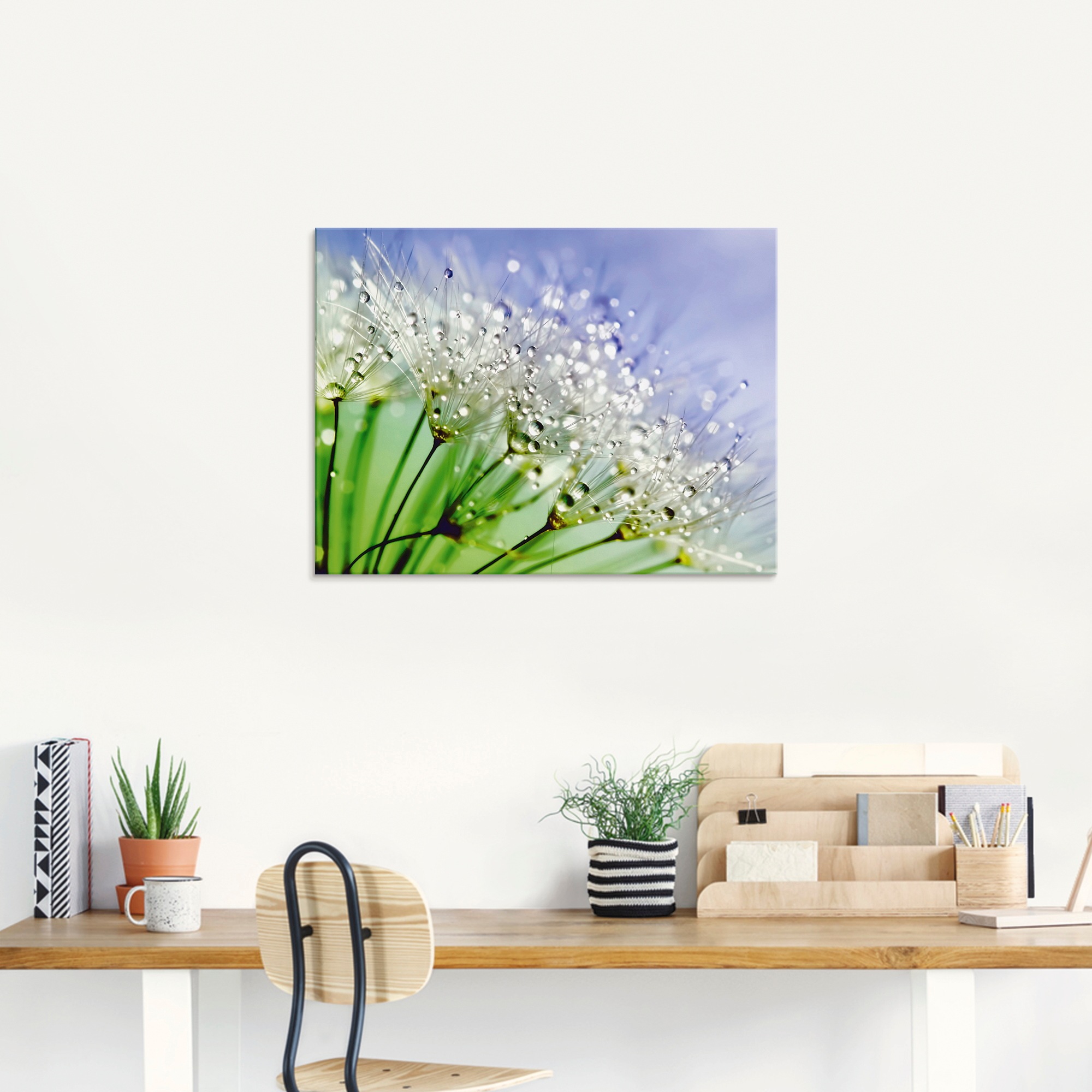 Artland Glasbild »Glitzernde Pusteblume« 1 Stk. tlg. in verschiedenen Größen