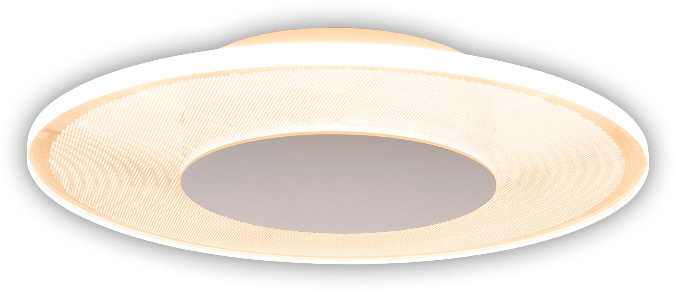 näve LED Deckenleuchte »Modesto«, 1 flammig, Leuchtmittel LED-Modul | LED fest integriert, weiß- satiniert, 3-Stufen dimmbar über Wandschalter, 60 warmweiße LED