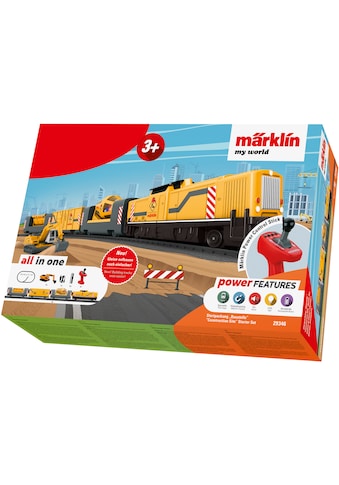Modelleisenbahn-Set »Märklin my world - Startpackung Baustelle - 29346«, mit Licht-...