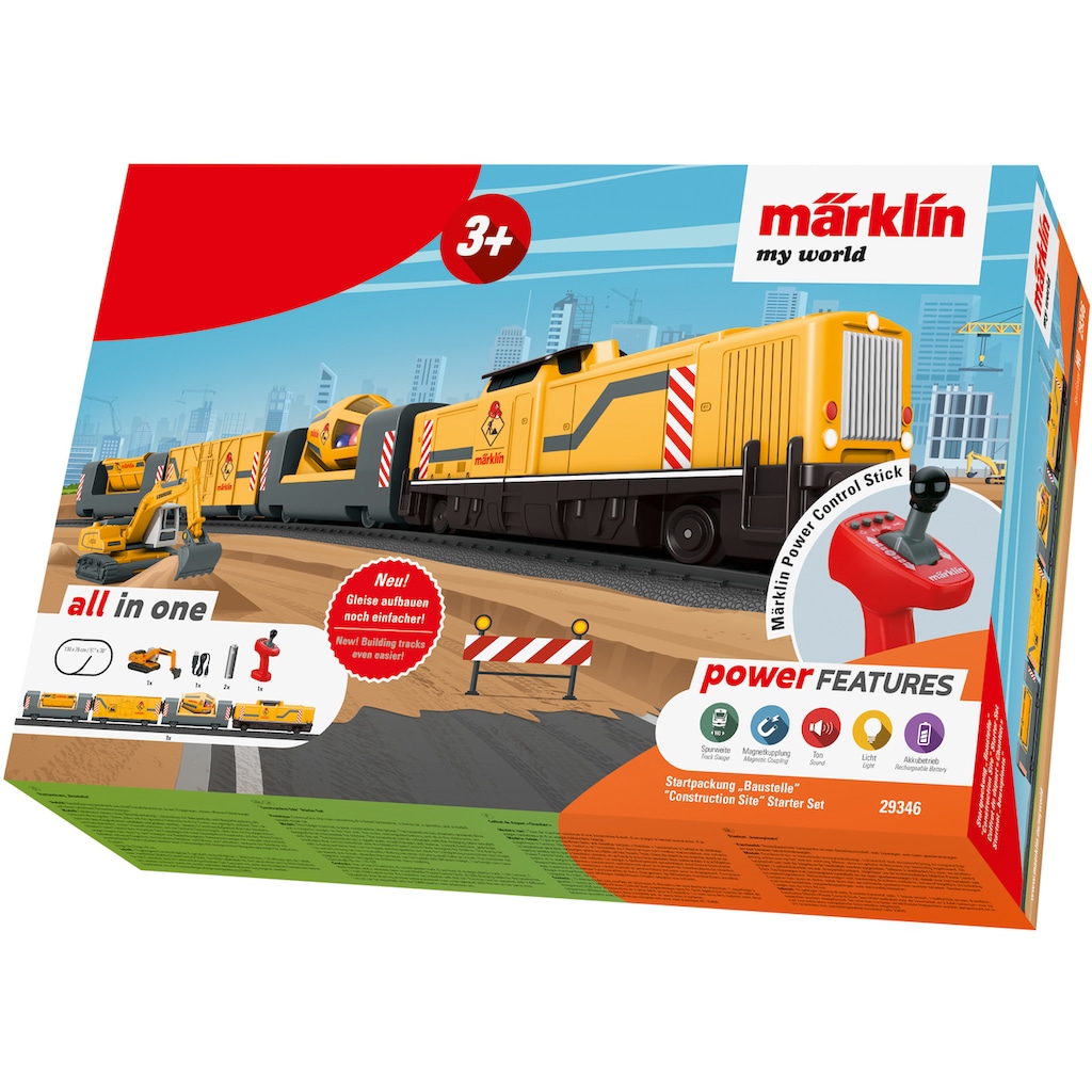 Märklin Modelleisenbahn-Set »Märklin my world - Startpackung Baustelle - 29346«