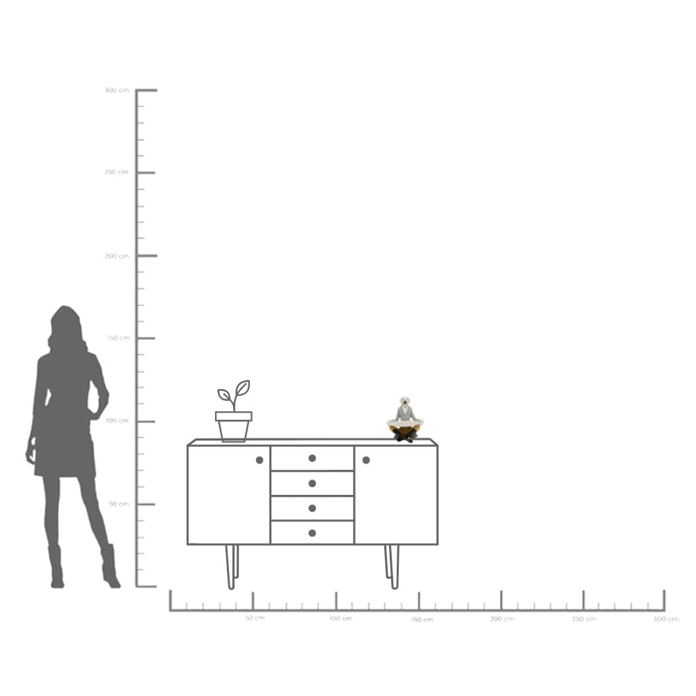 Kare Design Dekofigur »Gentleman Dog Tray« verschiedene Größen
