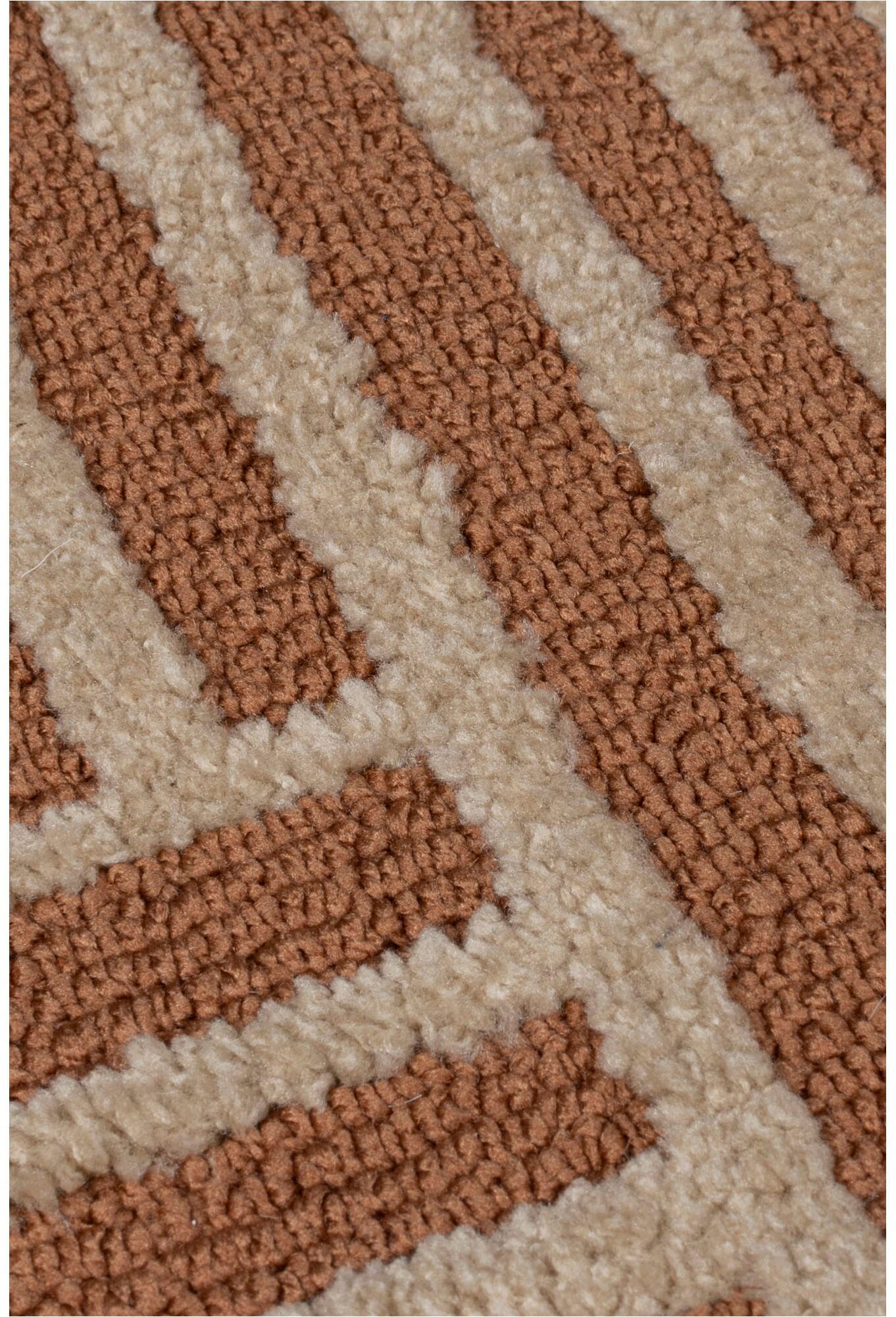 FLAIR RUGS Teppich »Kylo«, rechteckig, 12 mm Höhe, Hoch-niedriger Flor in Wolle-Optik