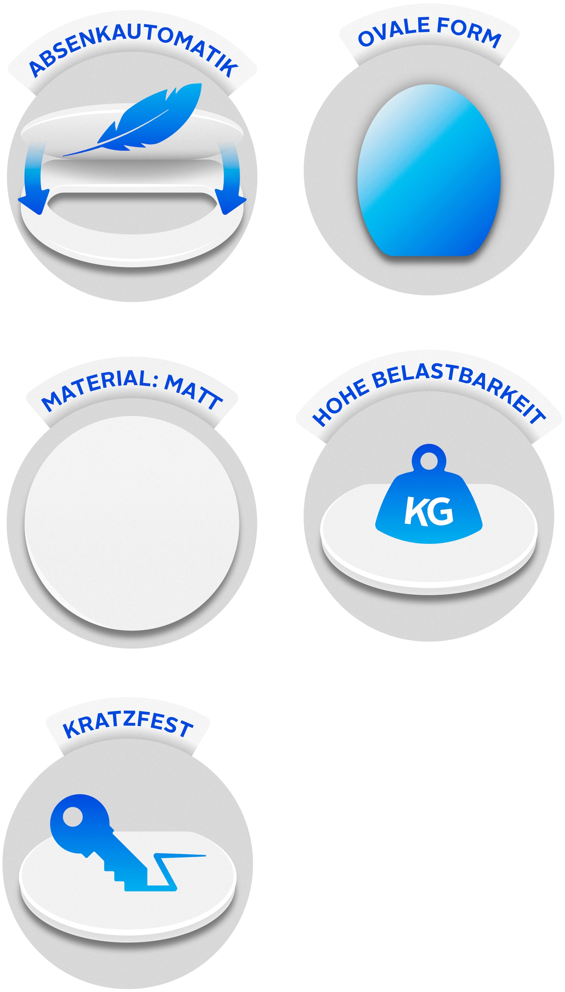 ADOB WC-Sitz »Kirsche« Absenkautomatik, sehr stabil