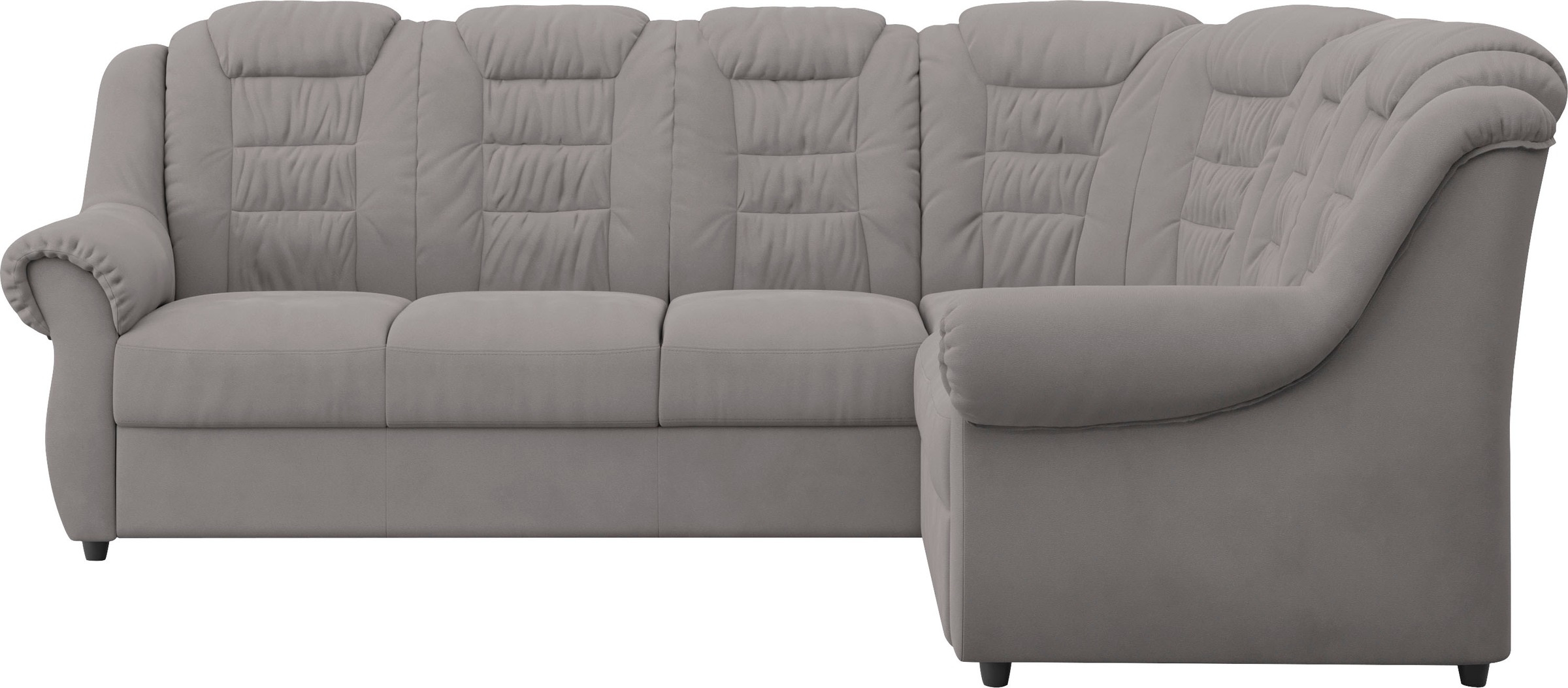 Home affaire Ecksofa »Boston L-Form«, mit hoher Rückenlehne, wahlweise mit Bettfunktion & Stauraum