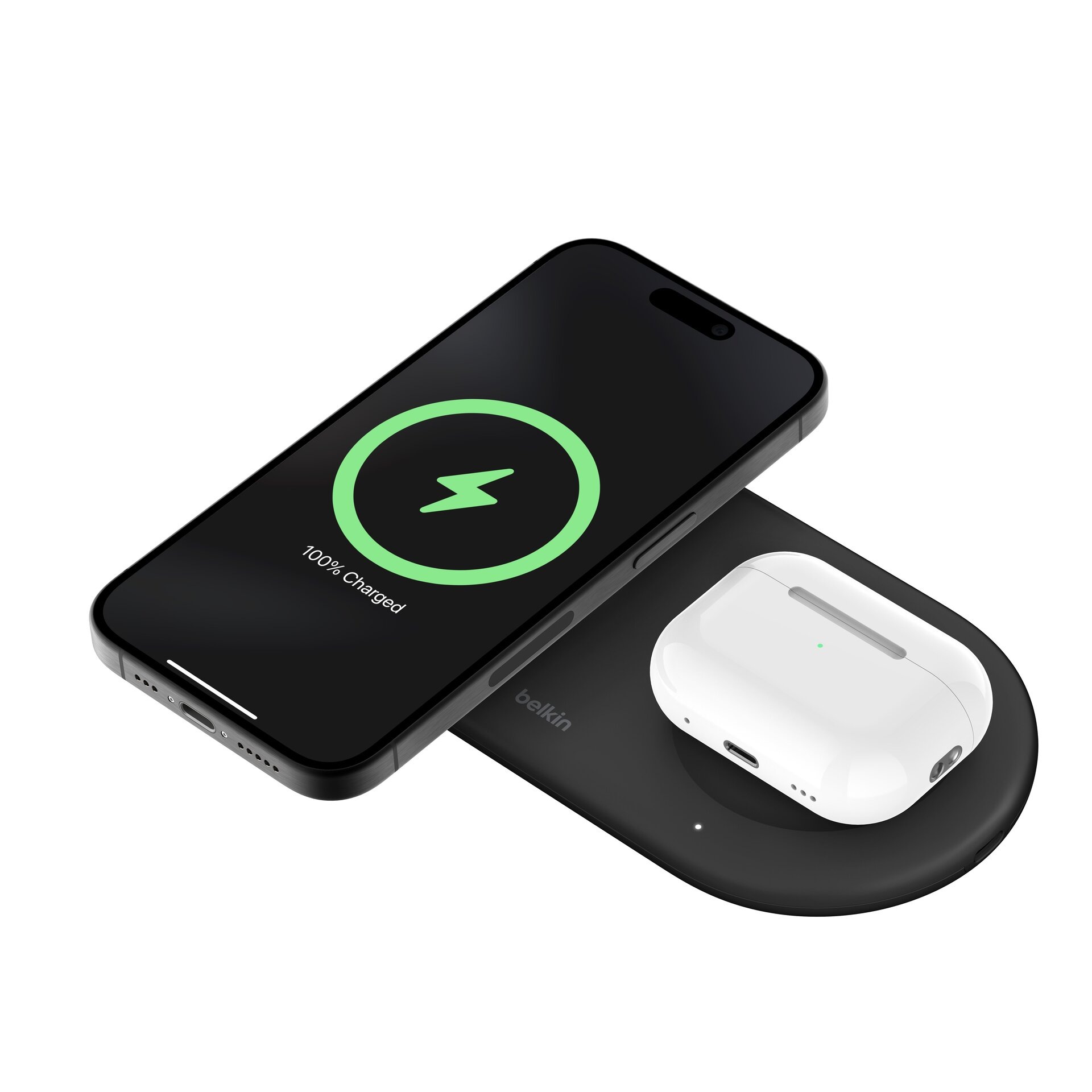 Belkin Wireless Charger »BOOST CHARGE PRO 2in1 Ladepad Qi2 15 Watt«