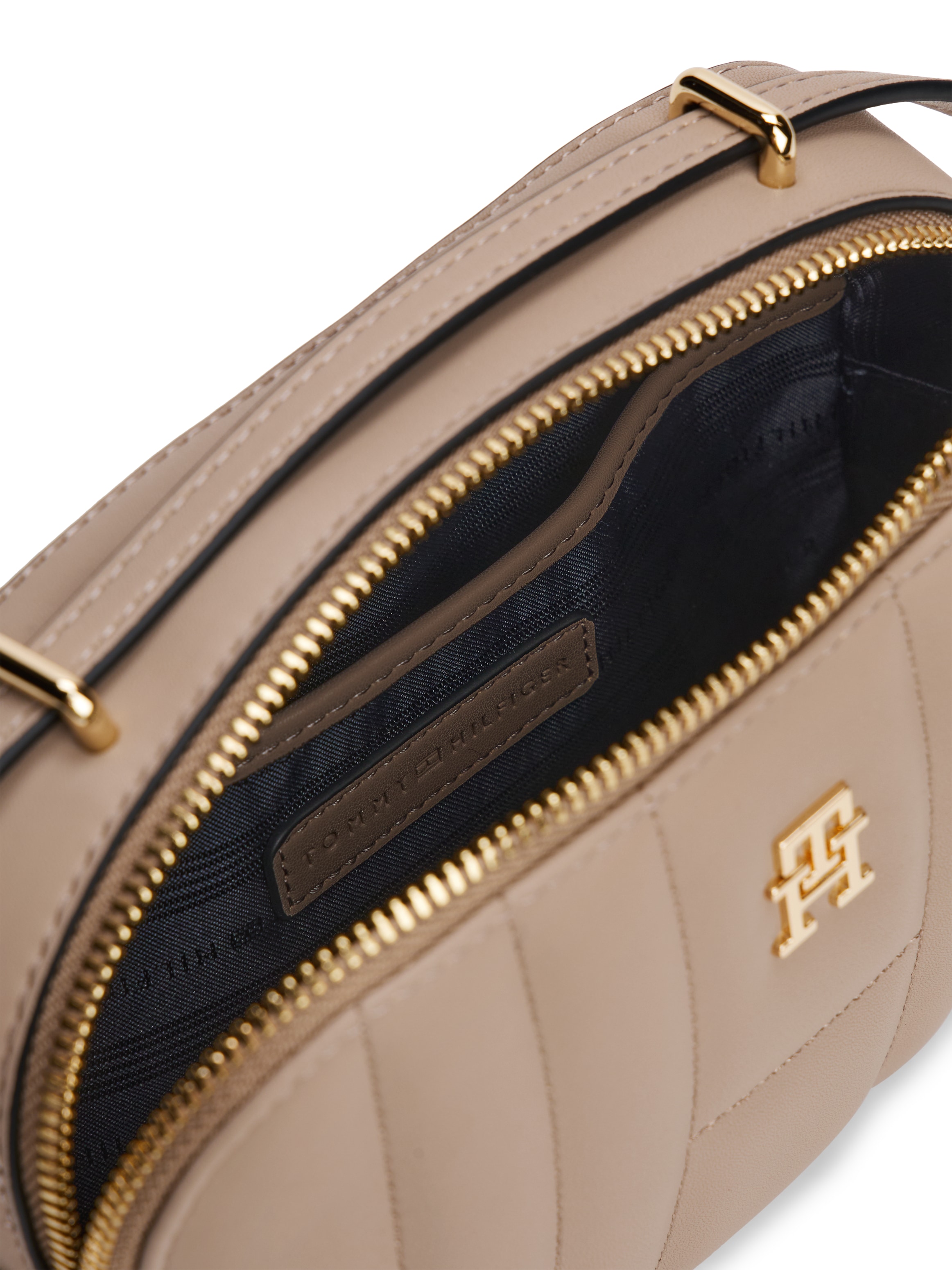 Tommy Hilfiger Umhängetasche »TH FEMININE CONV CAMERA BAG«, Damen Schultertasche, Minibag im trendigen Stepp-Design