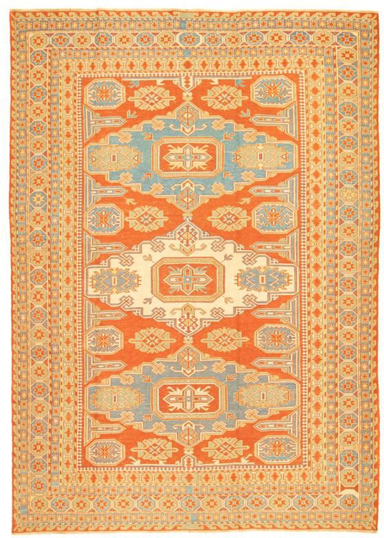 morgenland Wollteppich »Kelim - Oriental - 264 x 188 cm - orange«, rechteck günstig online kaufen