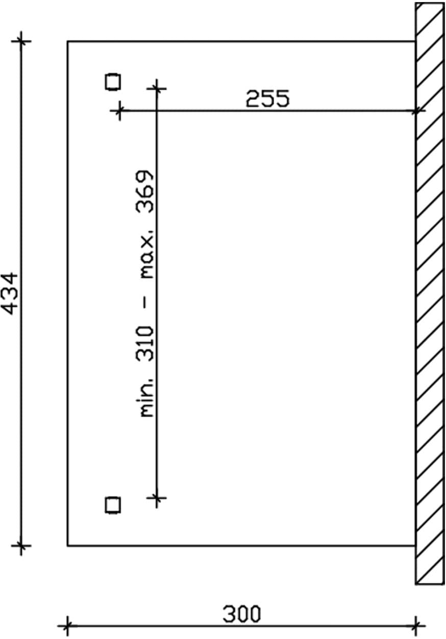 Skanholz Terrassendach »Ancona« Leimholz