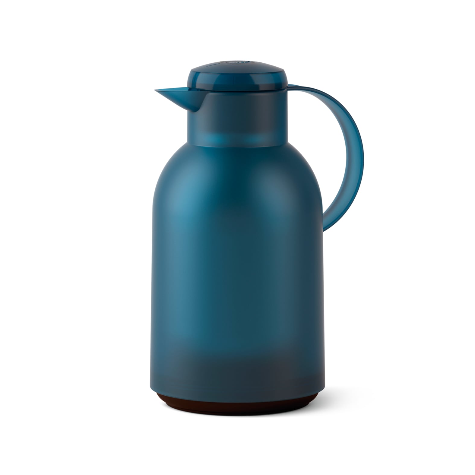 Emsa Isolierkanne »Samba«, 1,5 l, XXL-Modell, zeitloses Design, einfacher Knopfdruck, 24h kalt, 12h warm