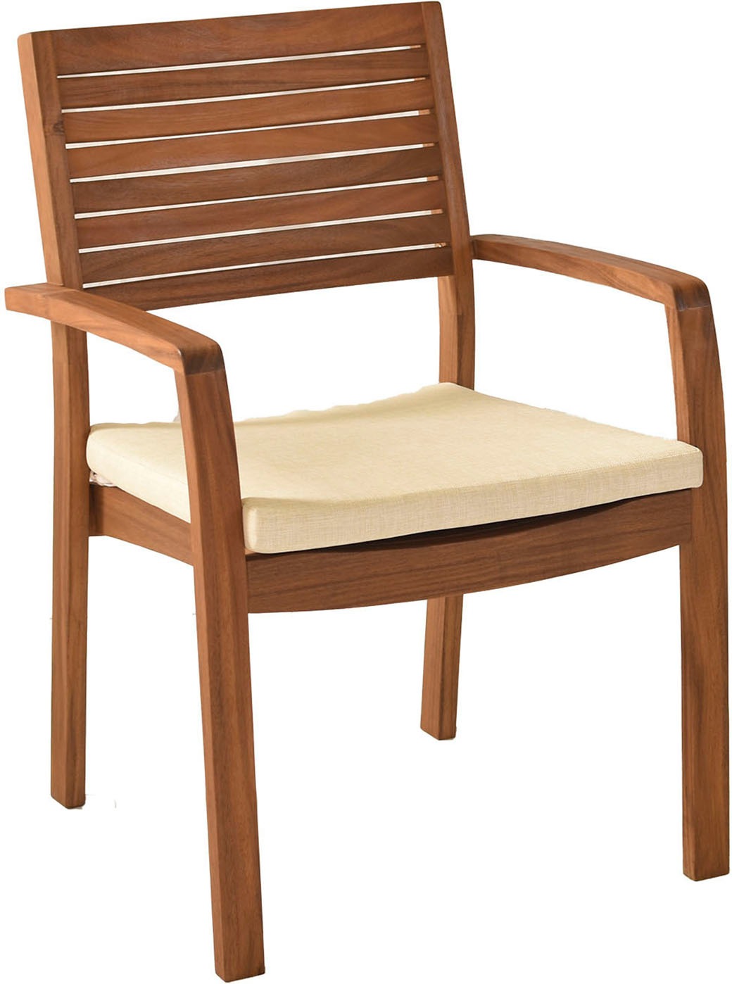 MERXX Garten-Essgruppe »»Batavia««, (Set, 13 tlg., Tisch doppelt ausziehbar: 100x 180/220/260x 75 cm), moderne Landhausoptik in warmen Holznuancen