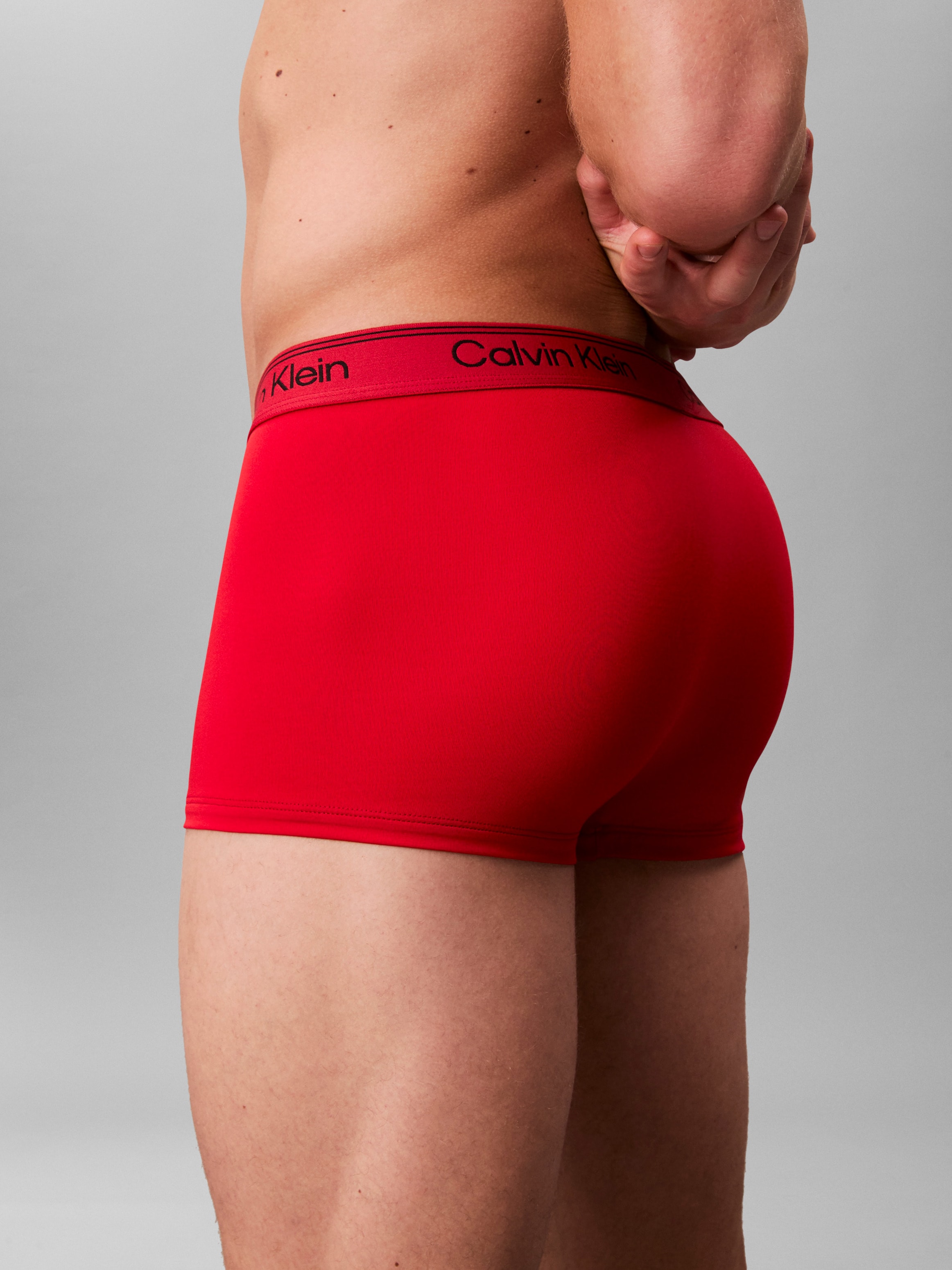 Calvin Klein Underwear Trunk »LOW RISE TRUNK 3PK« Packung, 3er, 3 Stk. mit Logo-Stretchbund