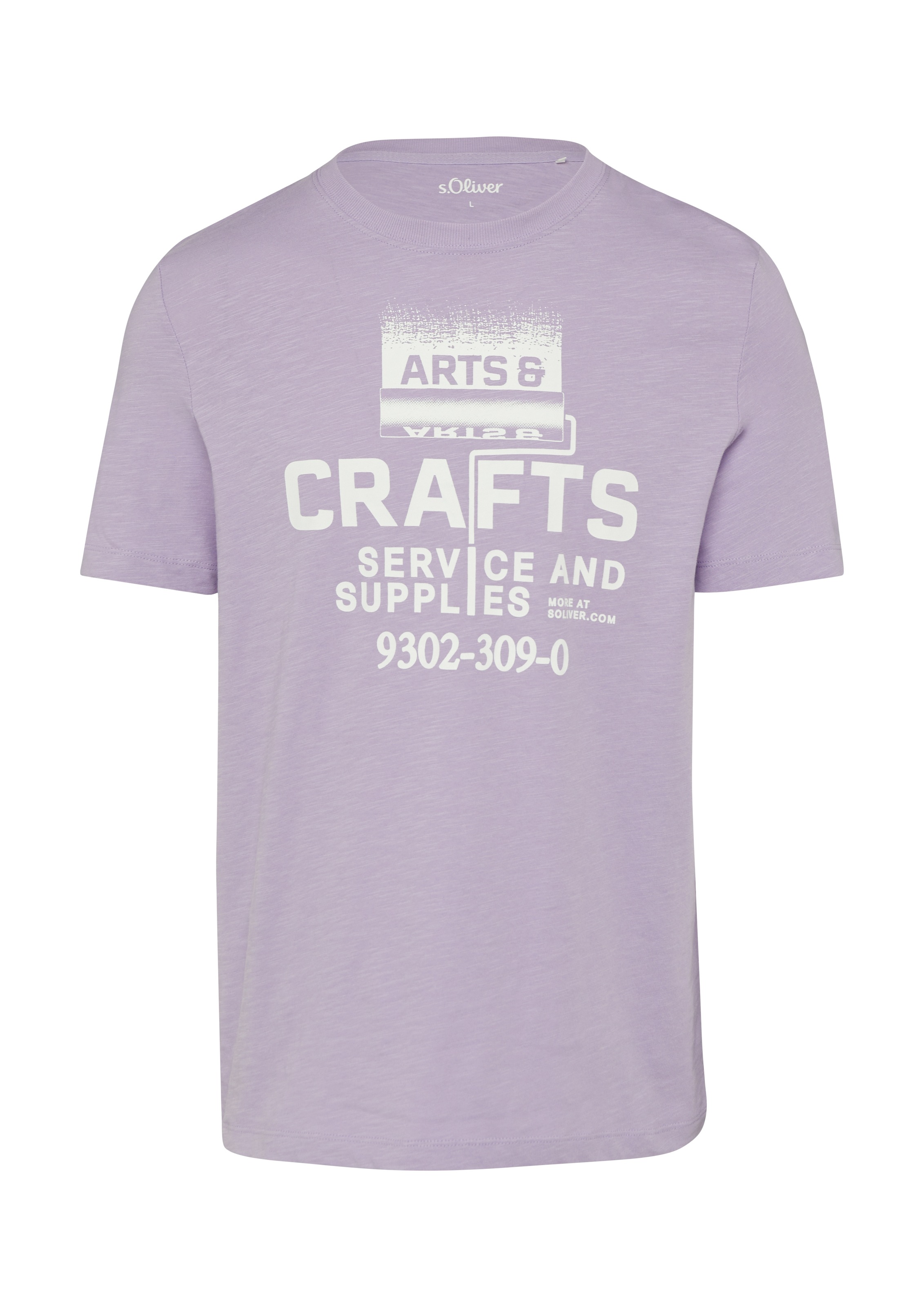 s.Oliver Rundhalsshirt, mit Frontprint