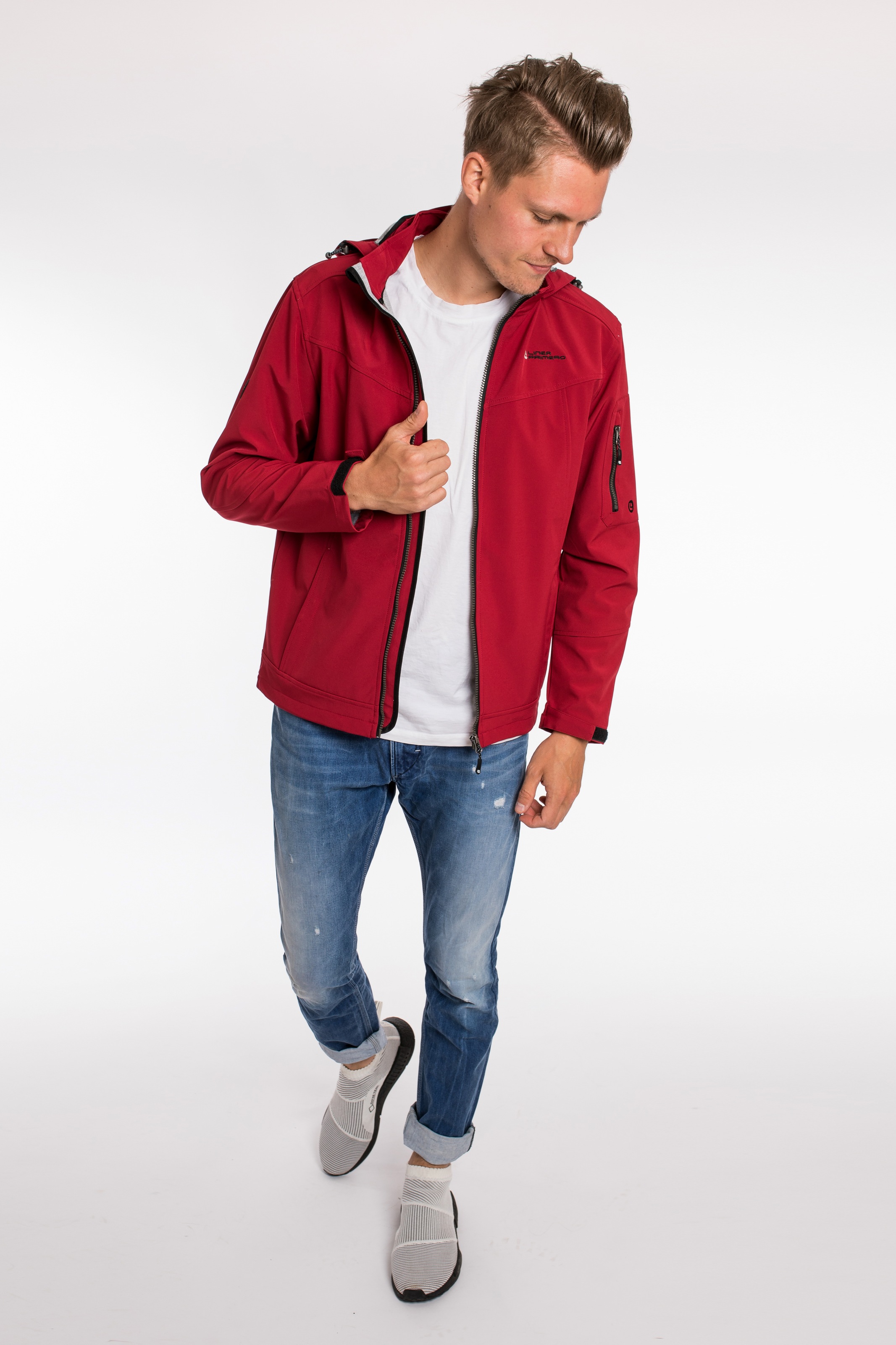 DEPROC Active Softshelljacke »DEXTER PEAK MEN« mit abnehmbarer Kapuze