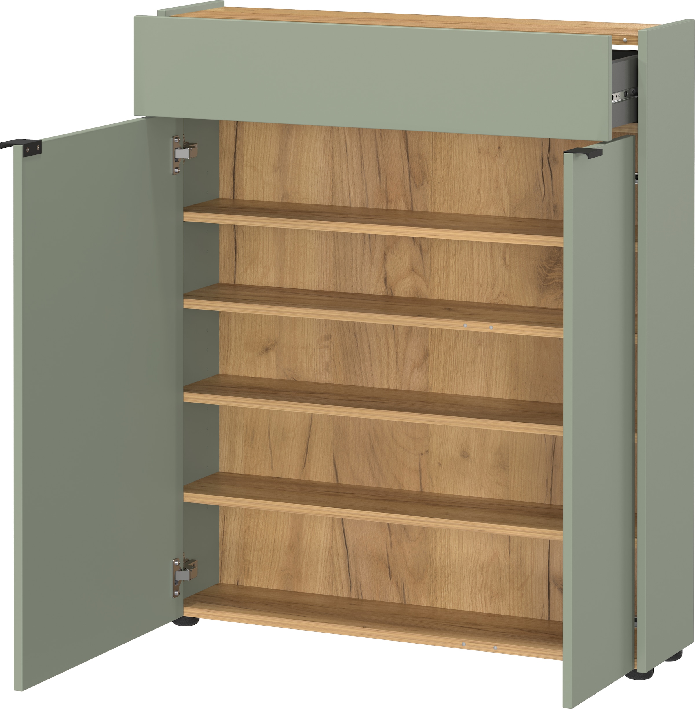 GERMANIA Mehrzweckschrank »Ameca«, (1 St.), mit geringer Tiefe - ideal für schmale Flure, Breite 83 cm