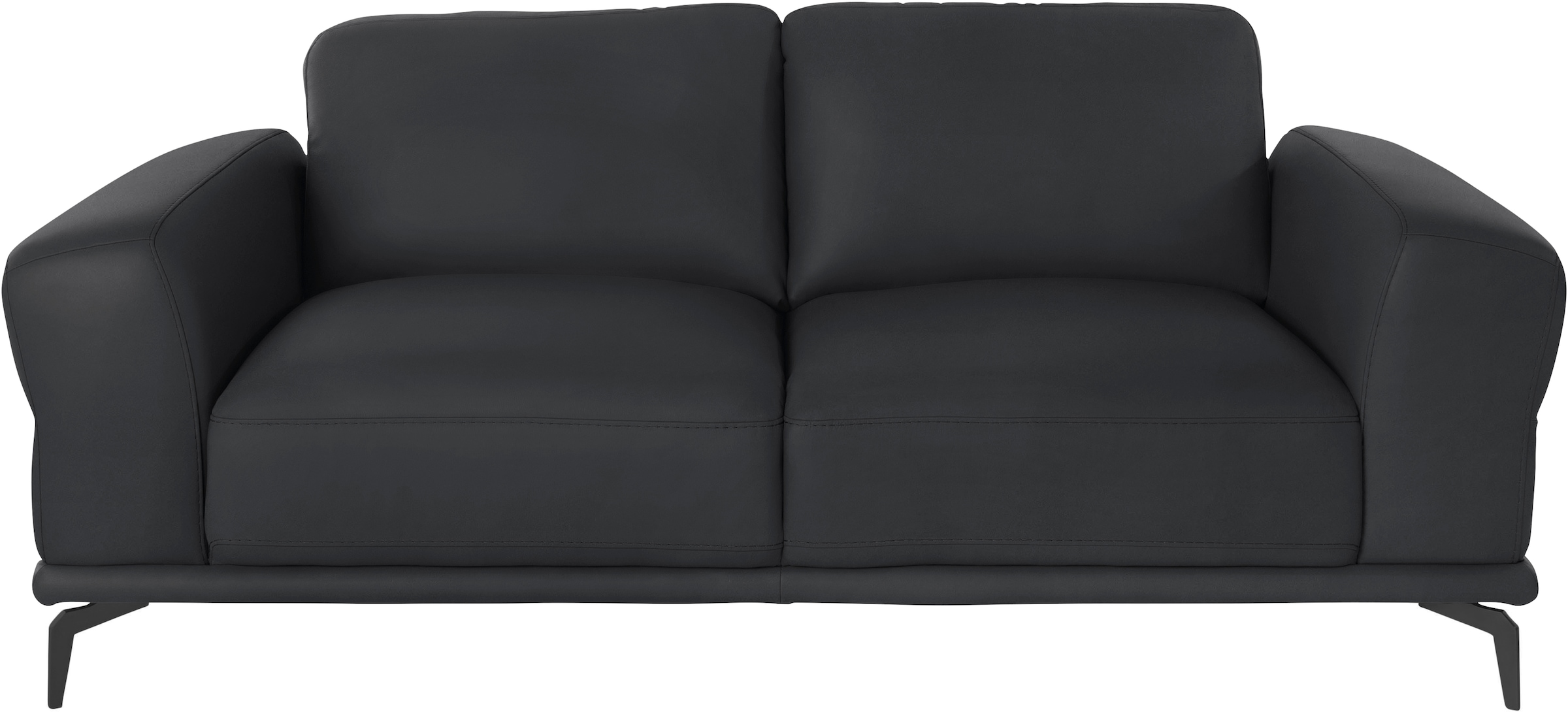 W.SCHILLIG 2-Sitzer »montanaa«, mit Metallfüßen in Schwarz pulverbeschichtet, Breite 192 cm