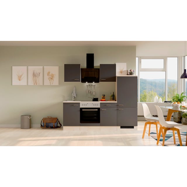 Flex-Well Küche »Morena«, mit E-Geräten, Breite 220 cm, in vielen  Farbvarianten erhältlich auf Raten bestellen