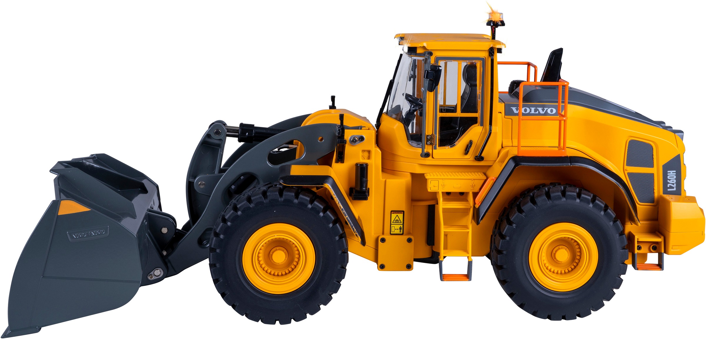 Jamara RC-Bagger »Radlader Volvo L260H Metal 2,4GHz«, LED-Licht; Maßstab 1:14