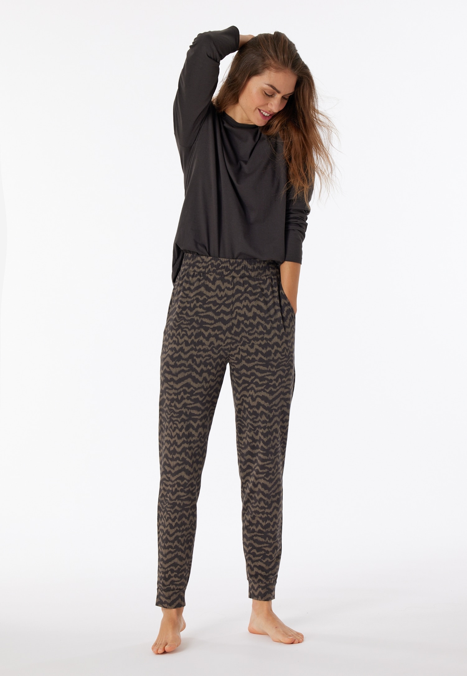 Schiesser Relaxhose »"Mix+Relax"«, mit grafischem Muster