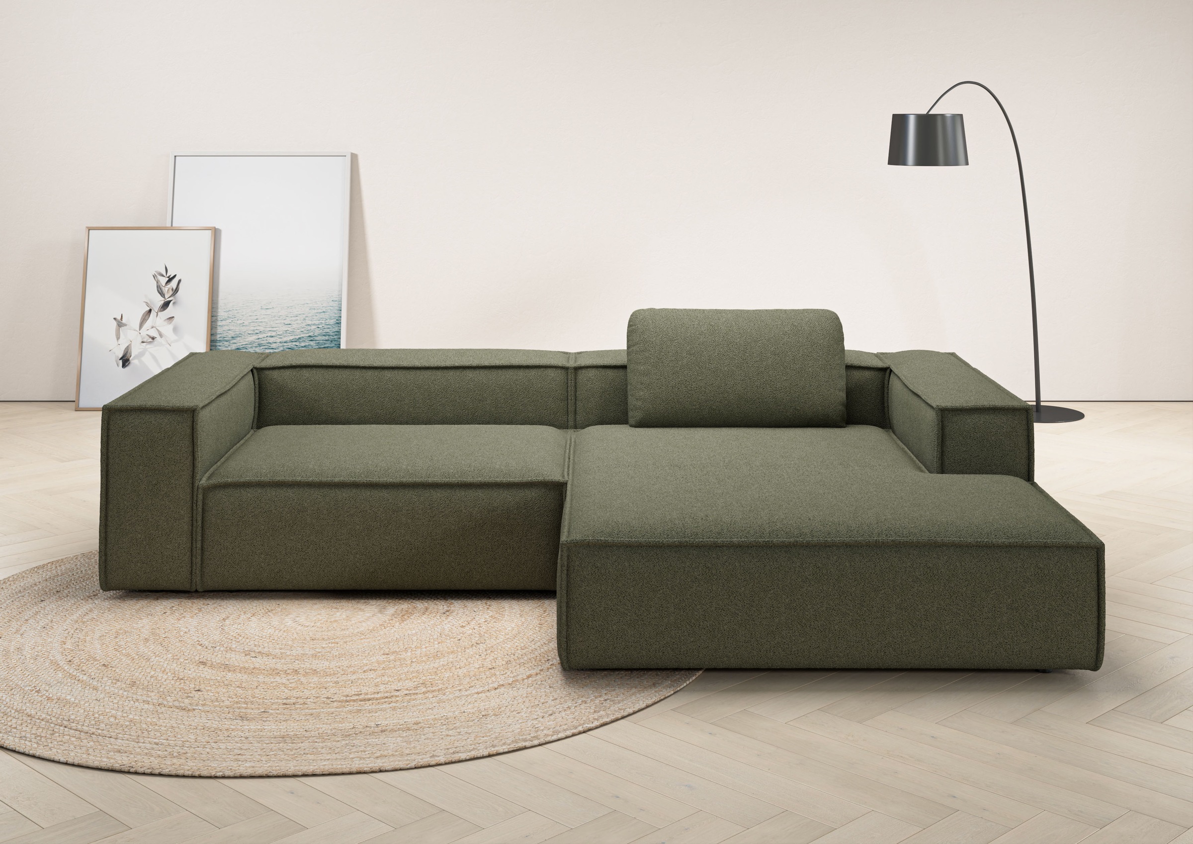 Places of Style Ecksofa »Watertown, modernes XXL L-Form, 306 cm breit«, Gro günstig online kaufen