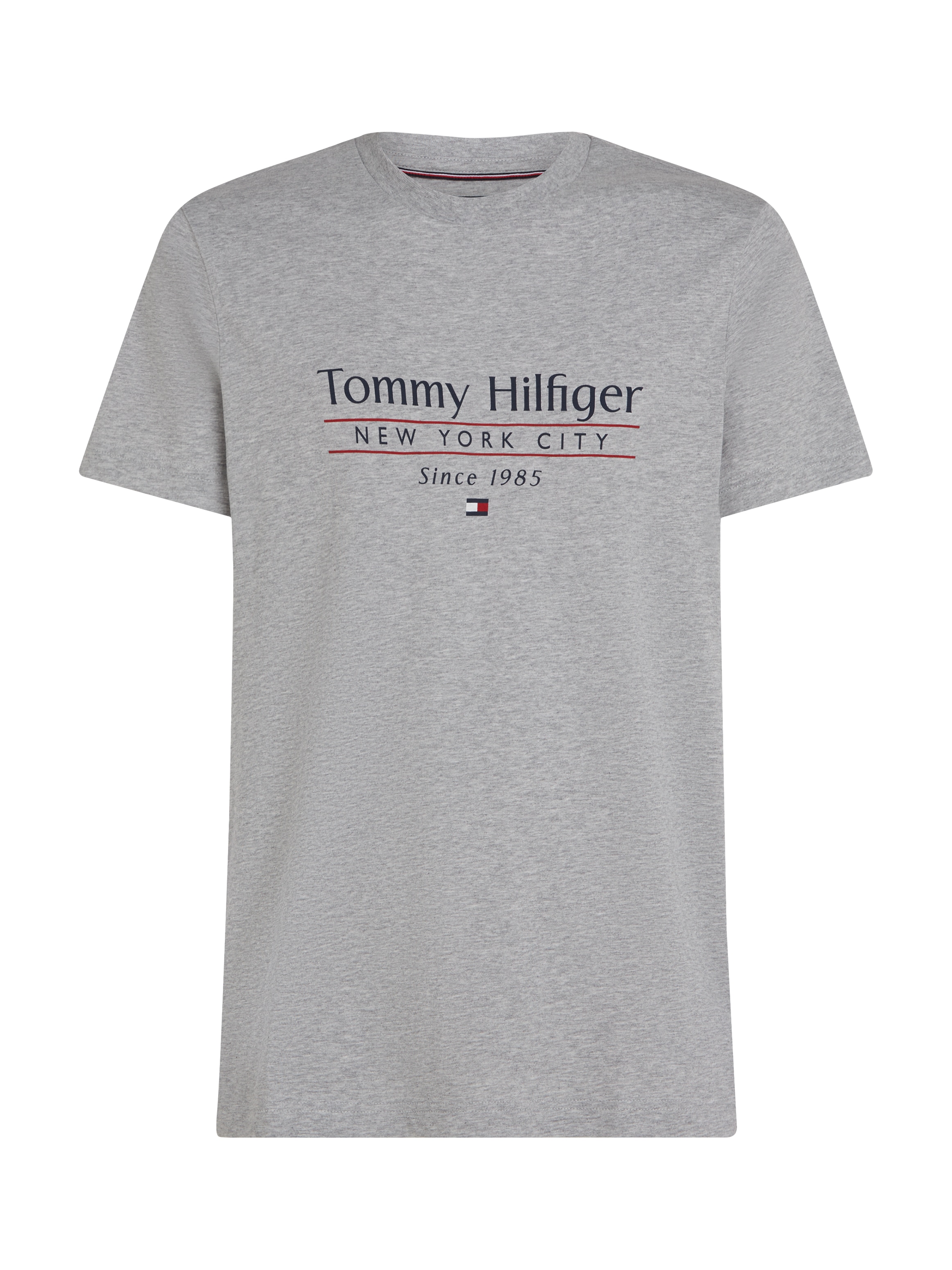 Tommy Hilfiger T-Shirt »HILFIGER CENTER STACK TEE«, mit großem Schriftprint