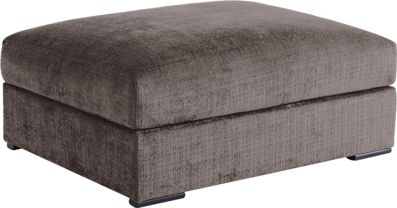 Home affaire Polsterhocker »Casa XL, B: 101 cm« Mega-Hocker, in Cord oder Chenille-Struktur, Federkern