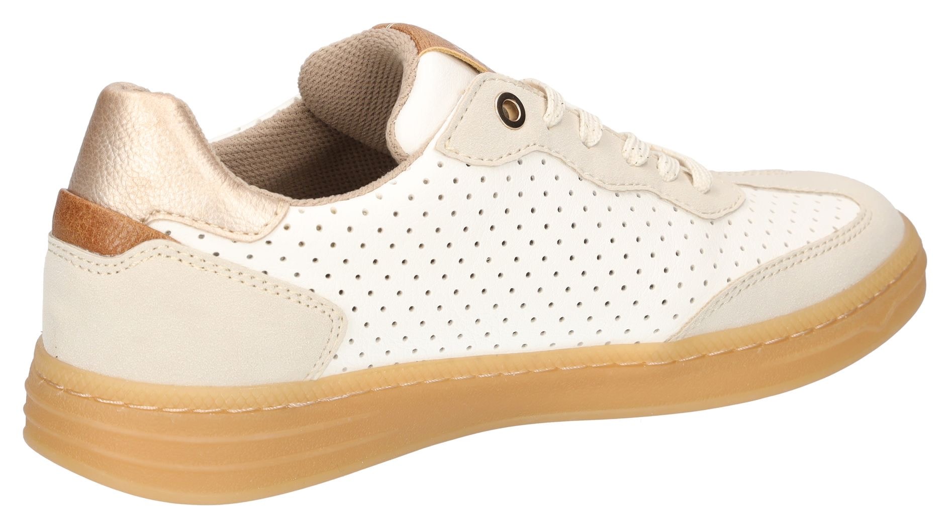 Mustang Shoes Sneaker, Retro Sneaker, Schnürschuh mit modischen Applikationen