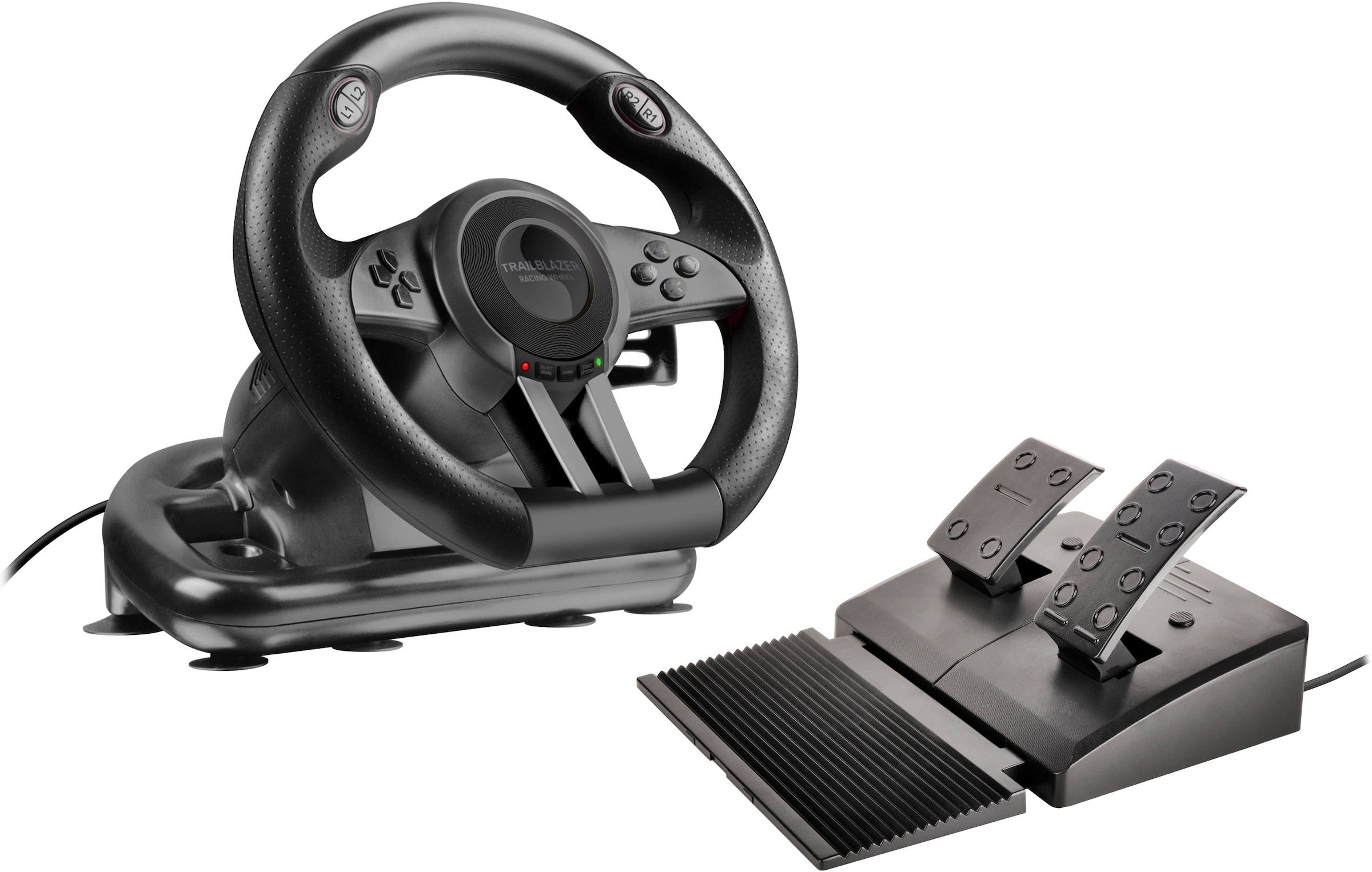 Gaming-Lenkrad »TRAILBLAZER Dark Edition Racing Wheel«, (für PC/PS4/PS3/Xbox Series...