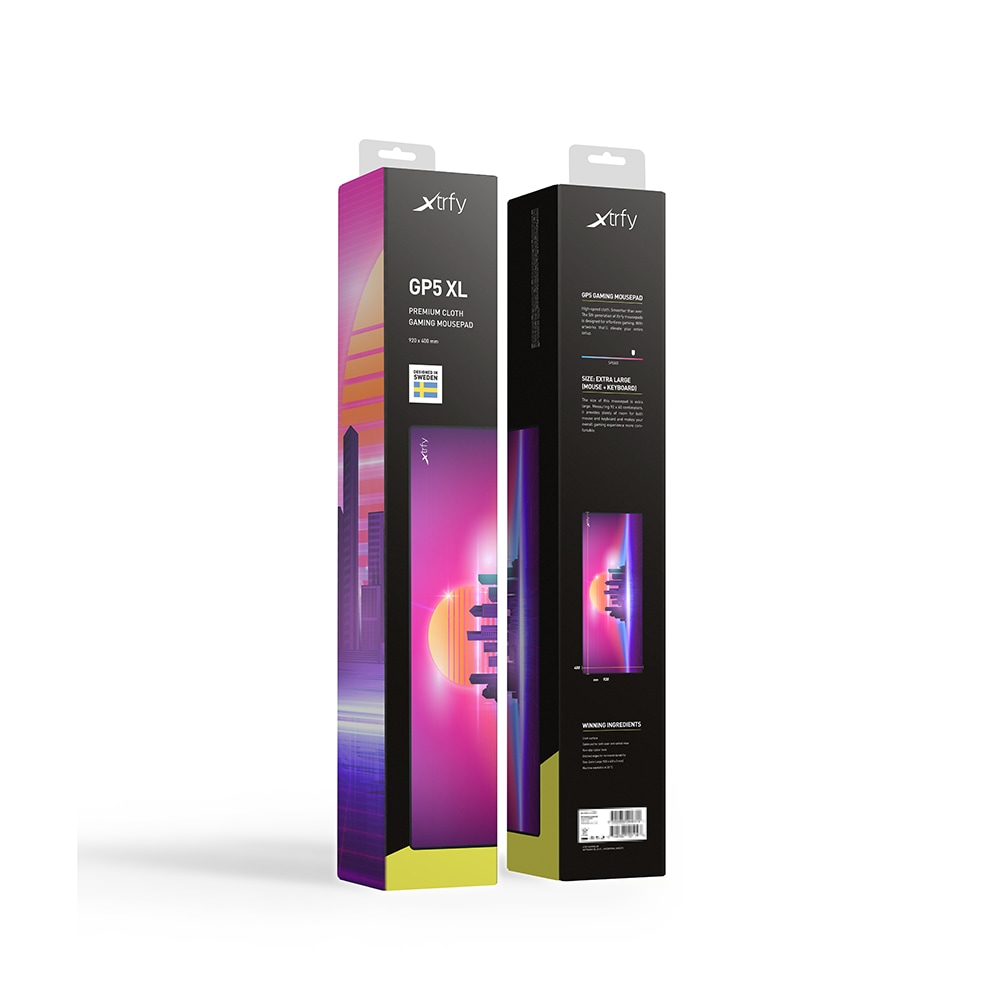 Cherry Xtrfy Gaming Mauspad »GP5 Retrowave XL«