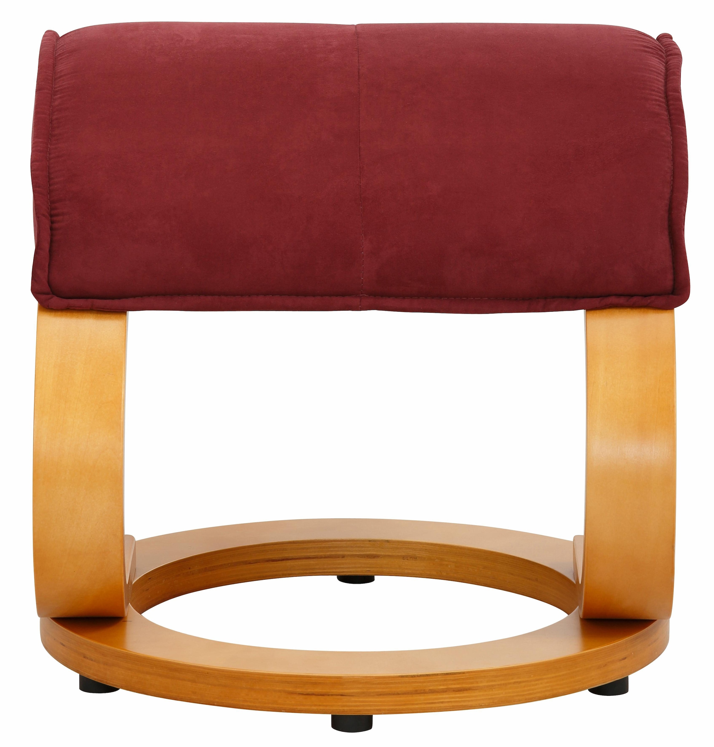 Home affaire Relaxsessel »Paris, TV-Sessel mit Hocker und manueller Liegefunktion«, (Set, 2 St., bestehend aus Sessel und Hocker), Set (Sessel und Hocker), Dreh- und Kippfunktion