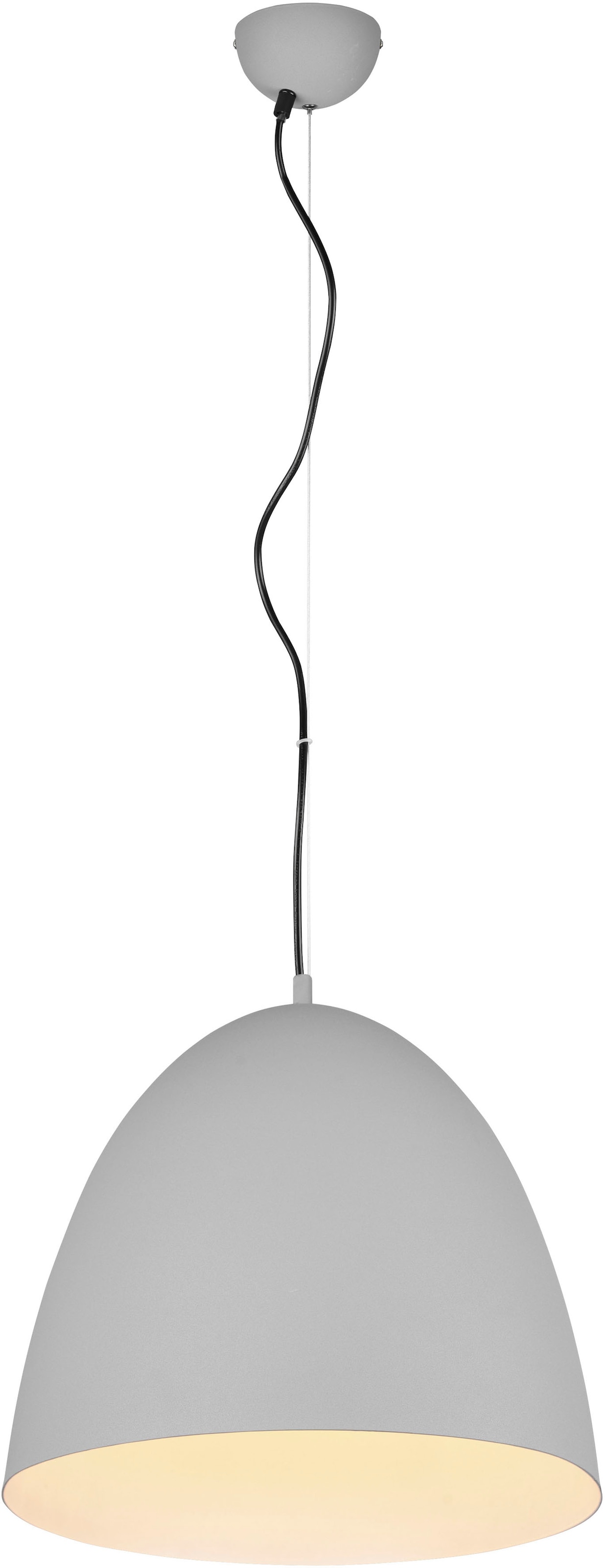 REALITY Leuchten Pendelleuchte »Tilda«, 1 flammig, Leuchtmittel E27 | ohne Leuchtmittel, elegante Hängelampe, max 150cm höhenverstellbar, exkl 1xE27 max 40W