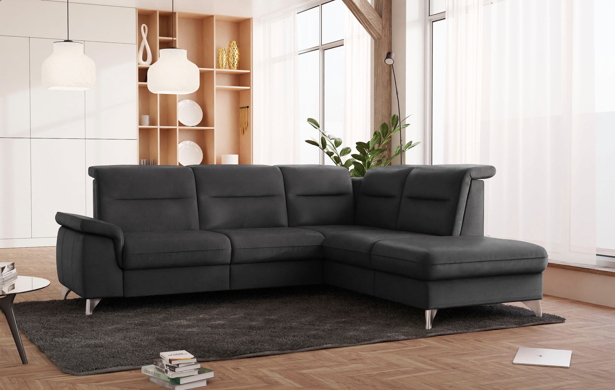 sit&more Ecksofa »Astoria L-Form«, wahlweise mit motorischer Relaxfunktion günstig online kaufen