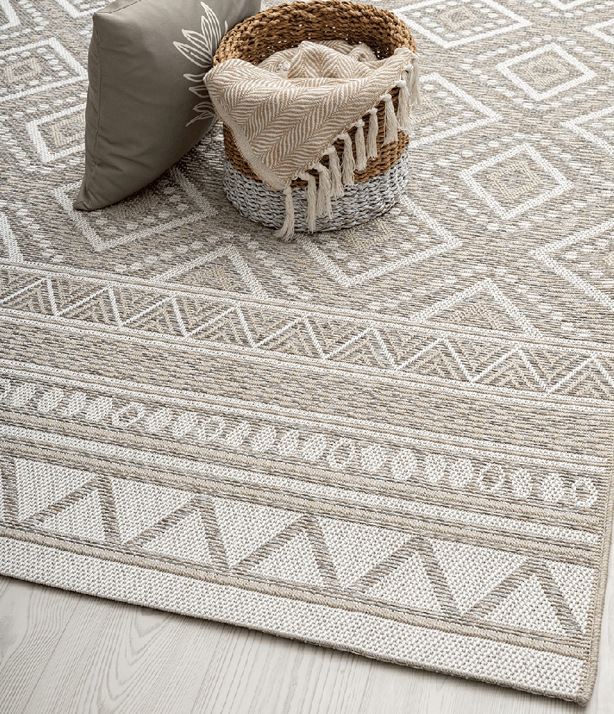 the carpet Teppich »Calgary«, rechteckig, 1 mm Höhe, moderner robuster In und Outdoor Teppich