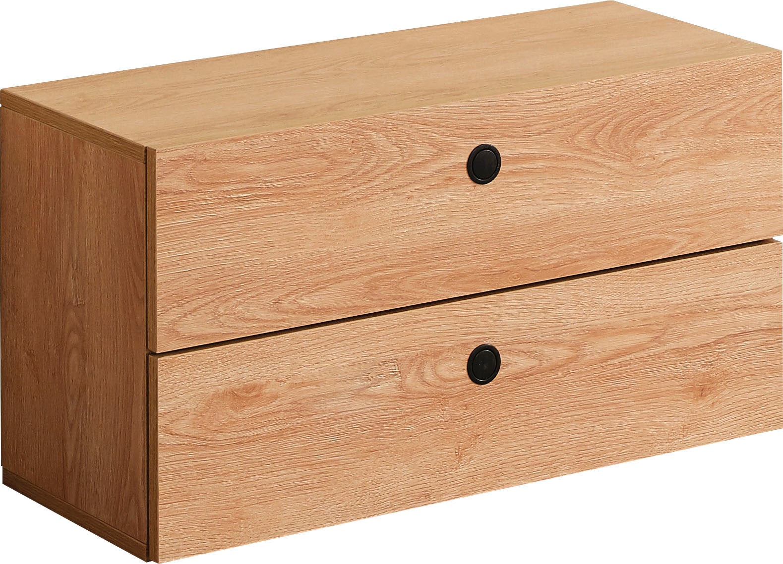 Möbilia Schubkasten Set, 2 Stk. tlg. Griffe und Laufschienen aus Metall